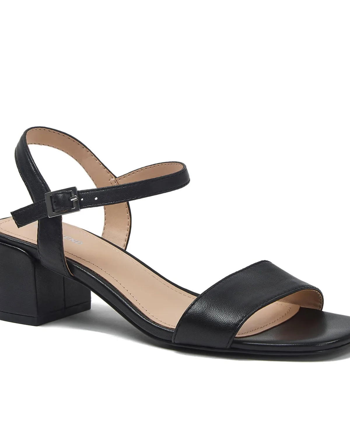 Essential Leather Block Heels by Lands' End