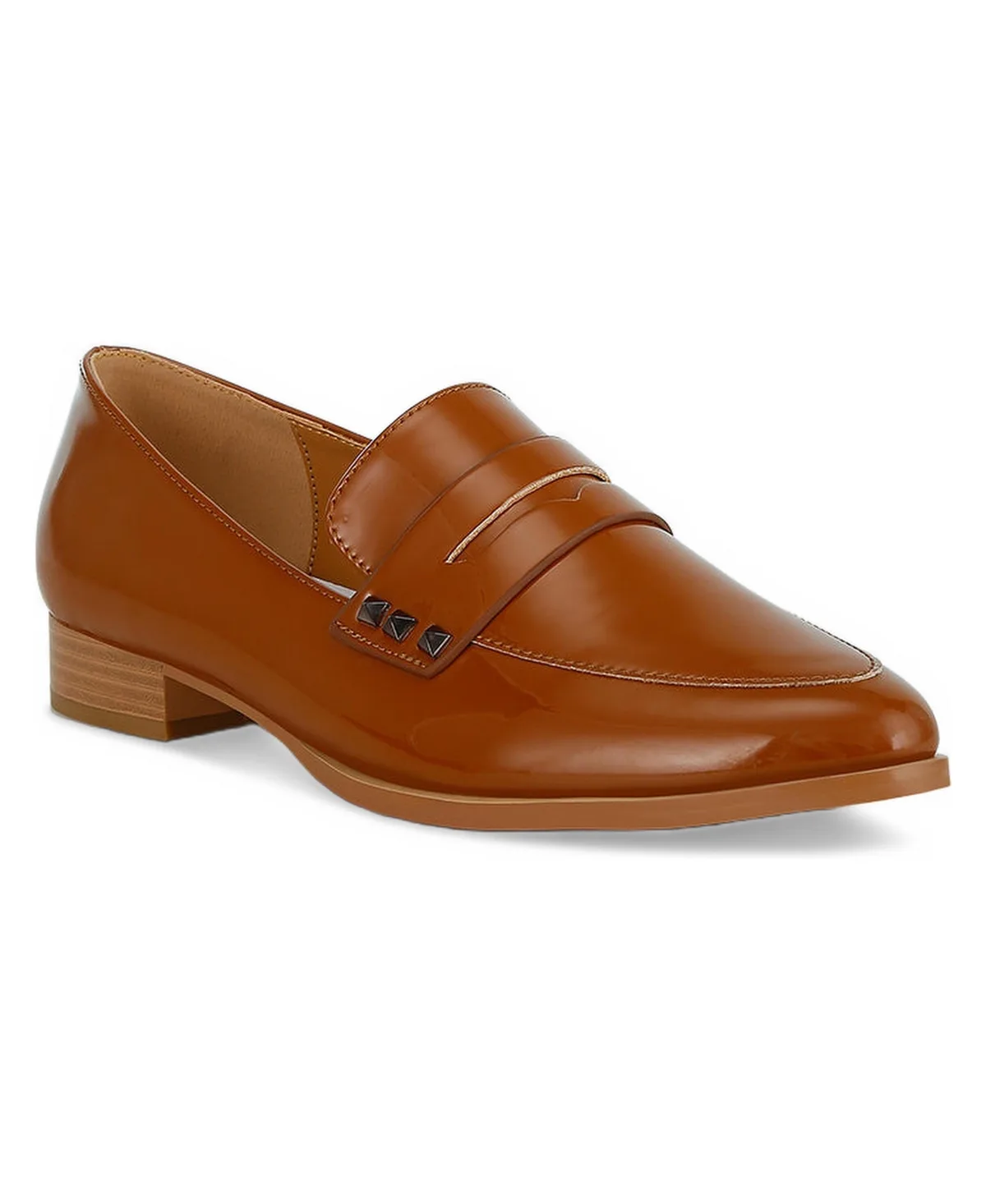 Patent Pleather Penny Loafers
