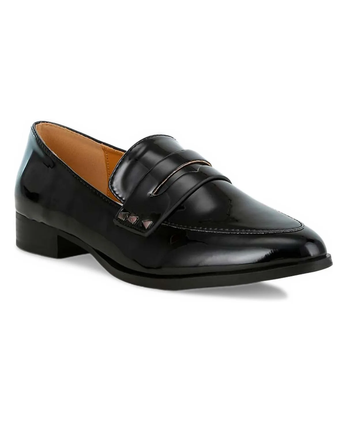Patent Pleather Penny Loafers