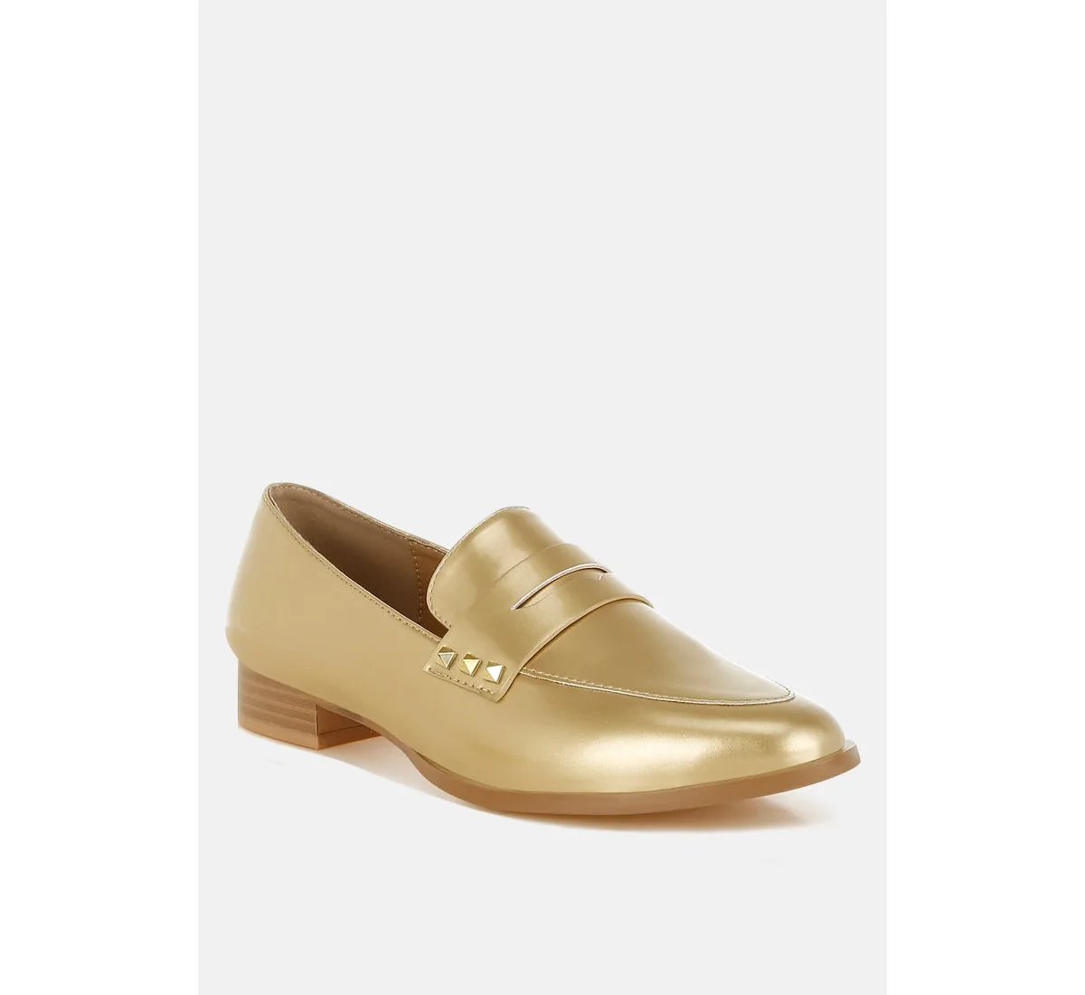 Patent Pleather Penny Loafers by Rag & Co
