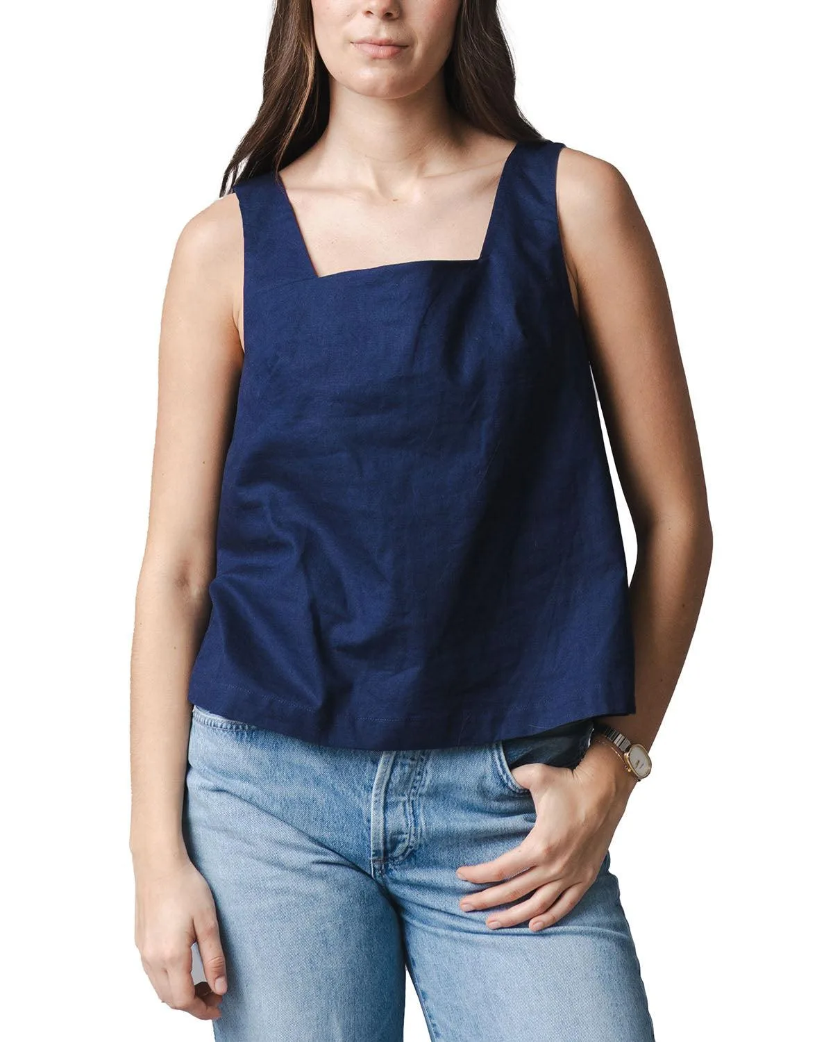 Square Neck Tank by Hope & Henry