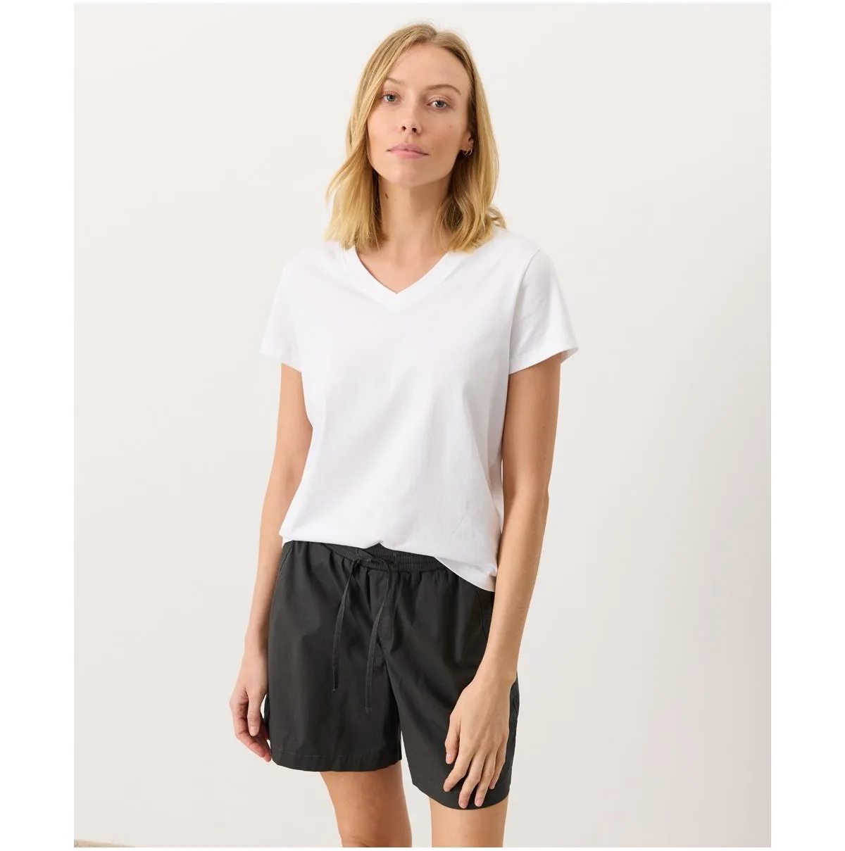 Organic Cotton Essential V-Neck Tee by Pact