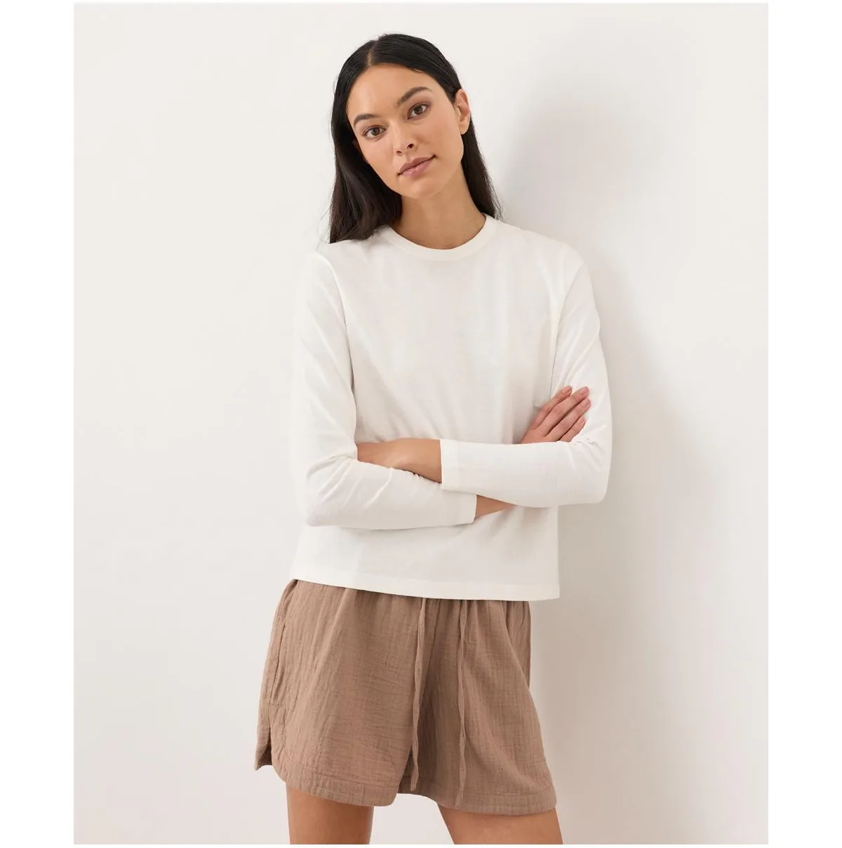 Cotton Slub Organic Long Sleeve Tee