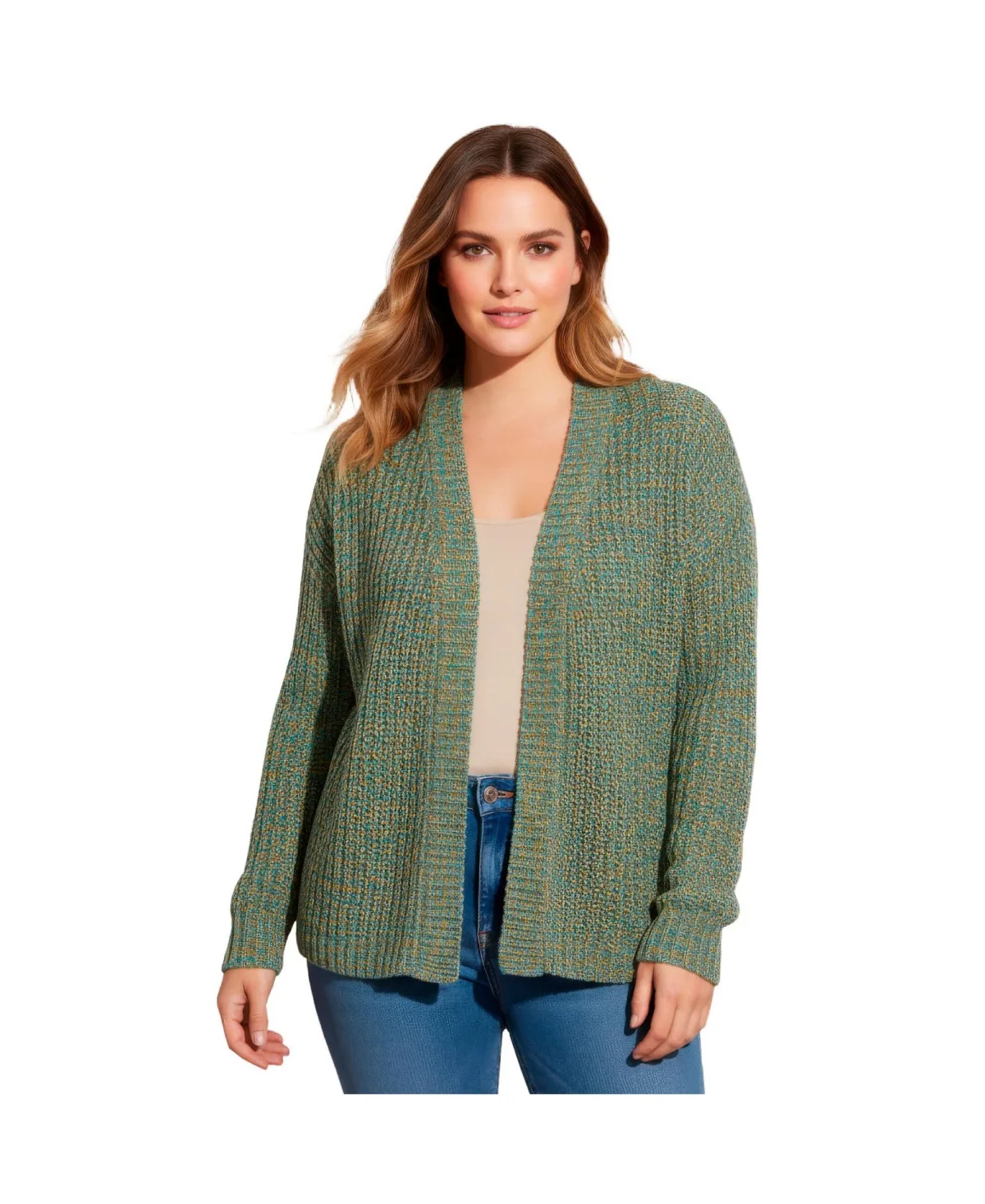 Open Front Cardigan Sweater by Avenue