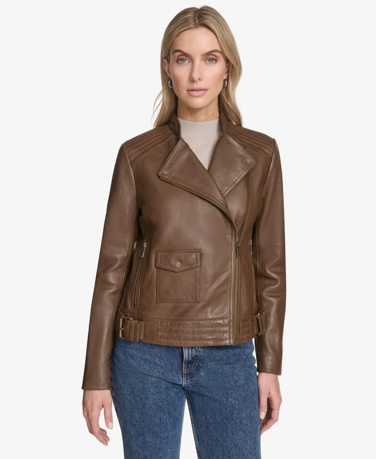 Frankie Moto Leather Jacket by Andrew Marc