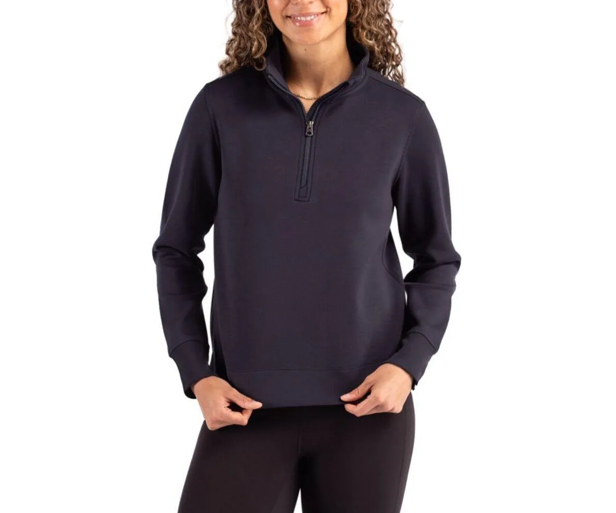 Roam Epic Versatility Recycled Quarter Zip Pullover by Cutter & Buck