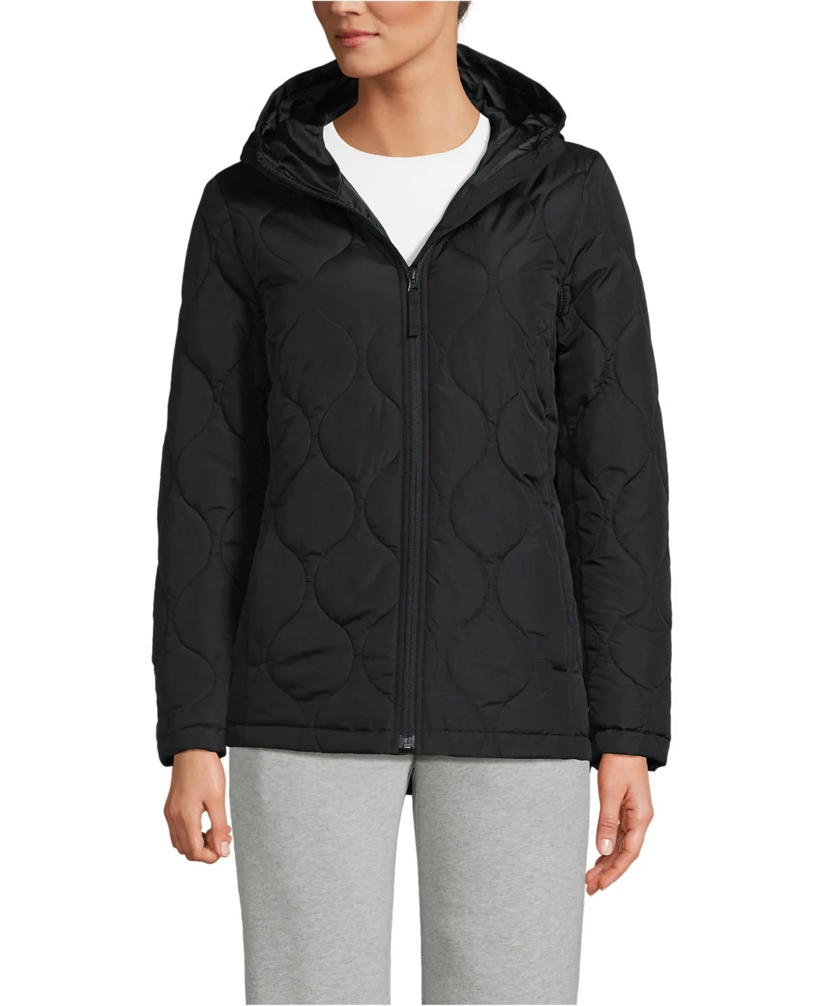 FeatherFree Onion Quilted Insulated Jacket by Lands' End