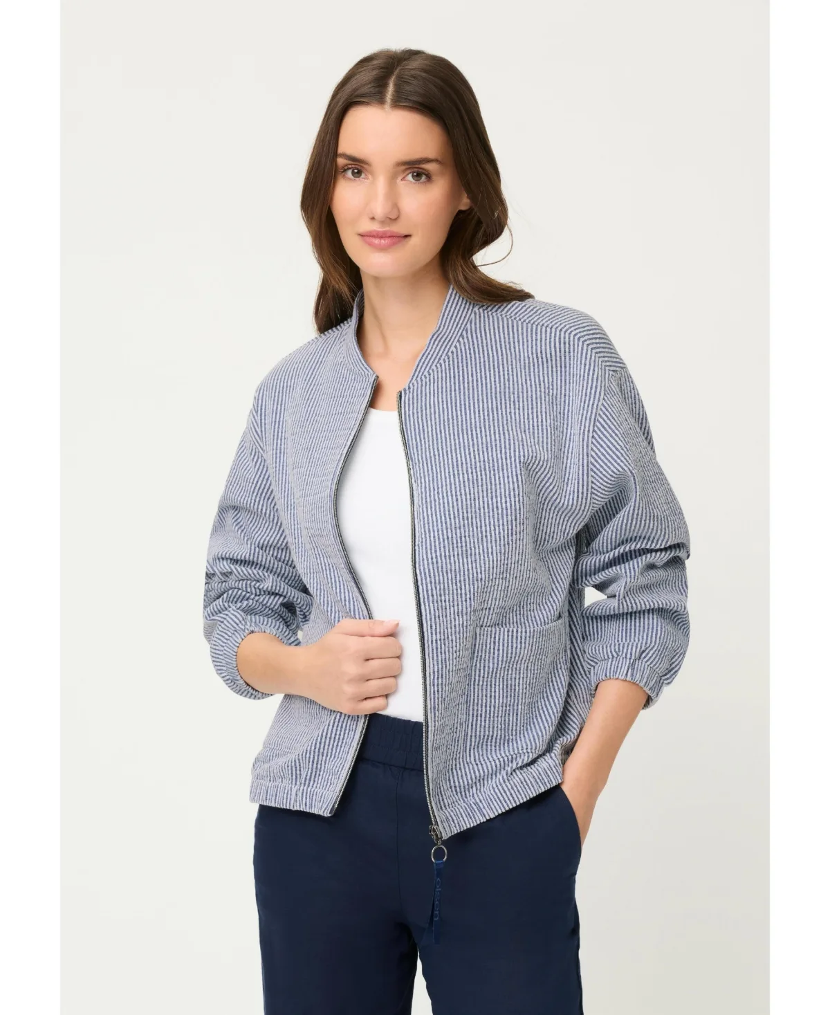 Seersucker Jacket by Olsen