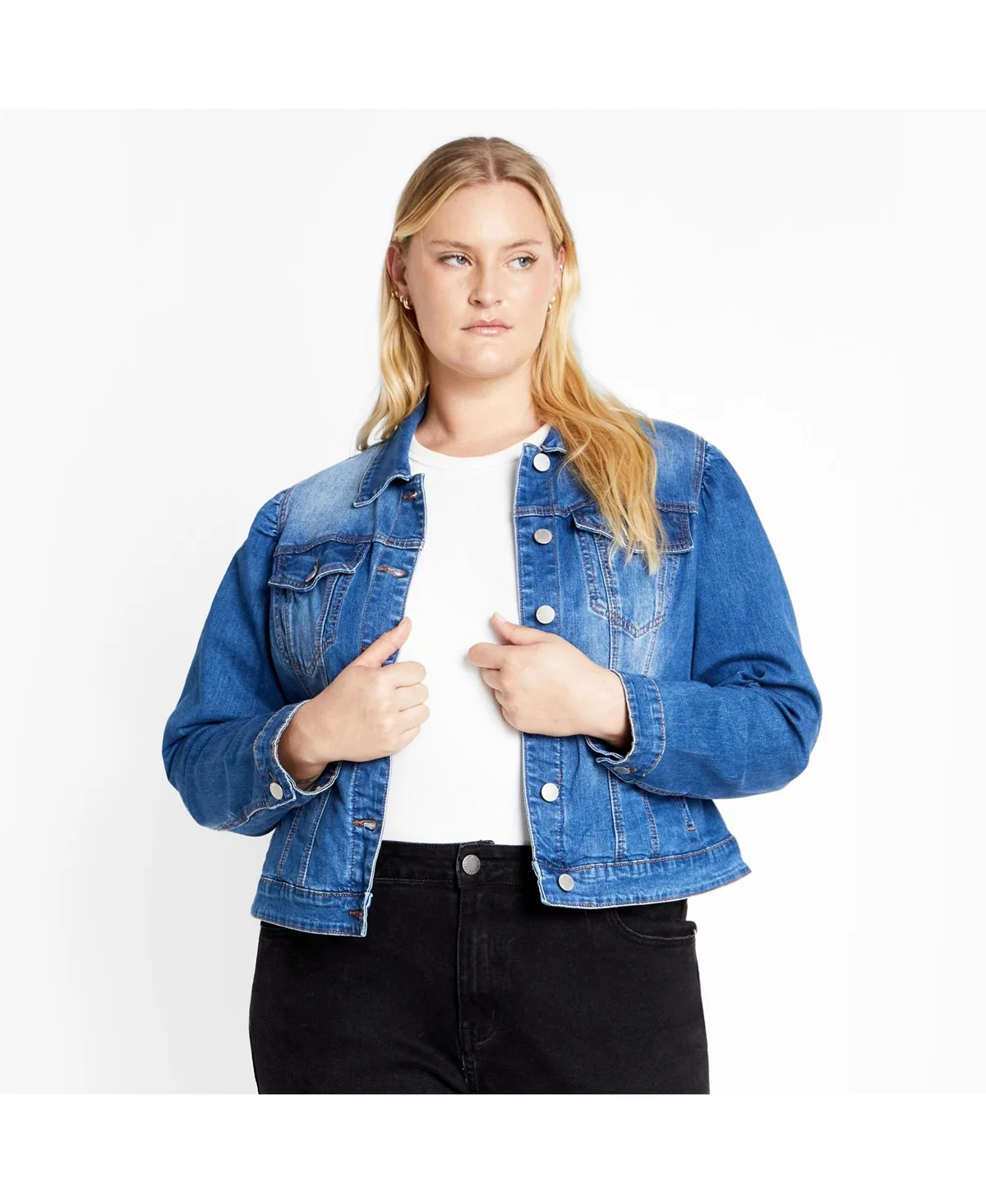Kira Denim Jacket by City Chic