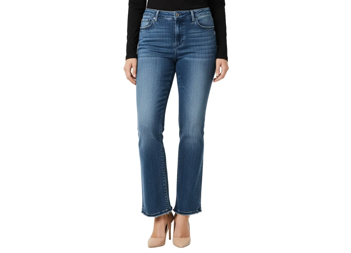 Denim High Rise Flare with 28" Inseam by Slink Jeans