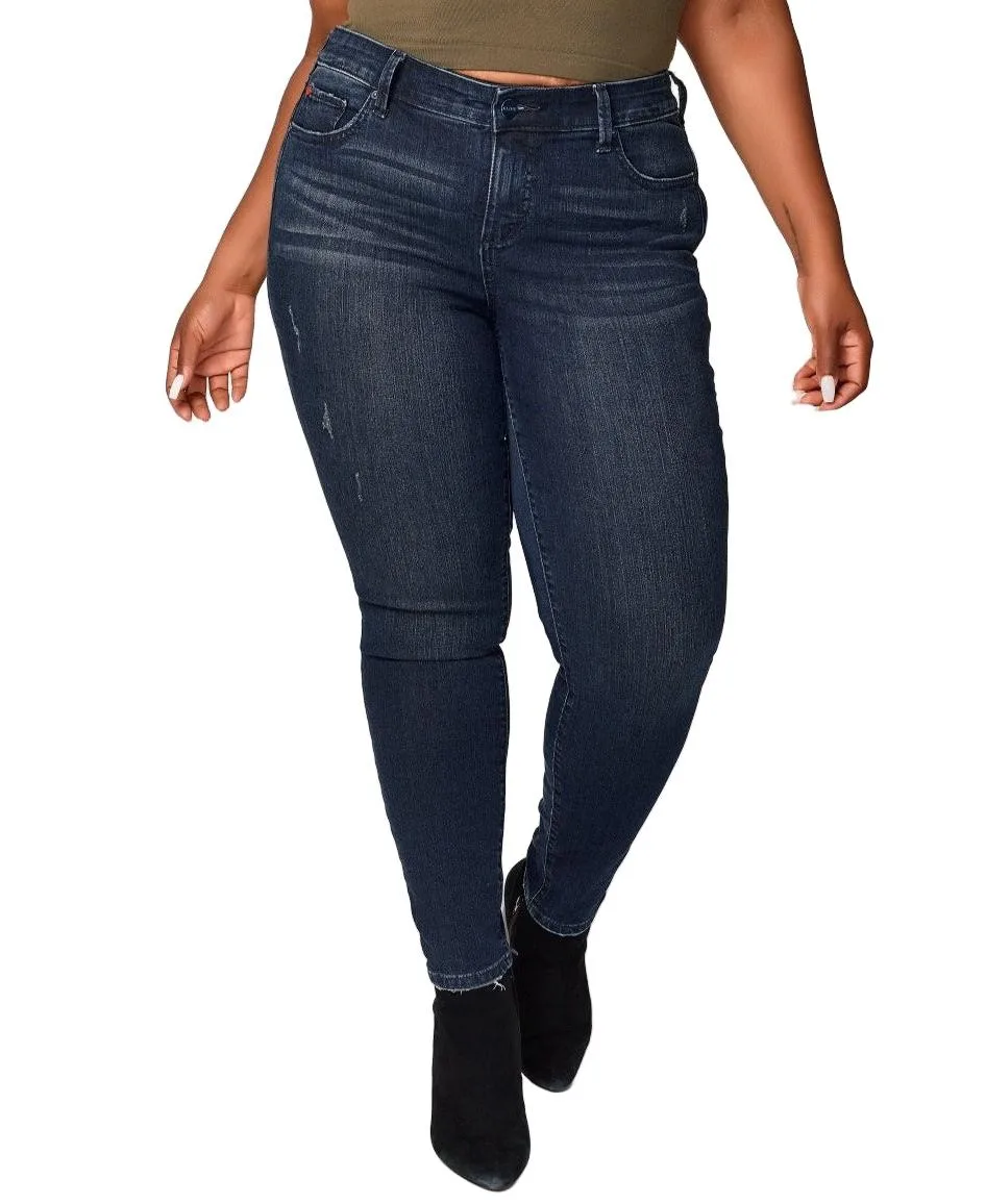 Denim Mid Rise Skinny Jeans
