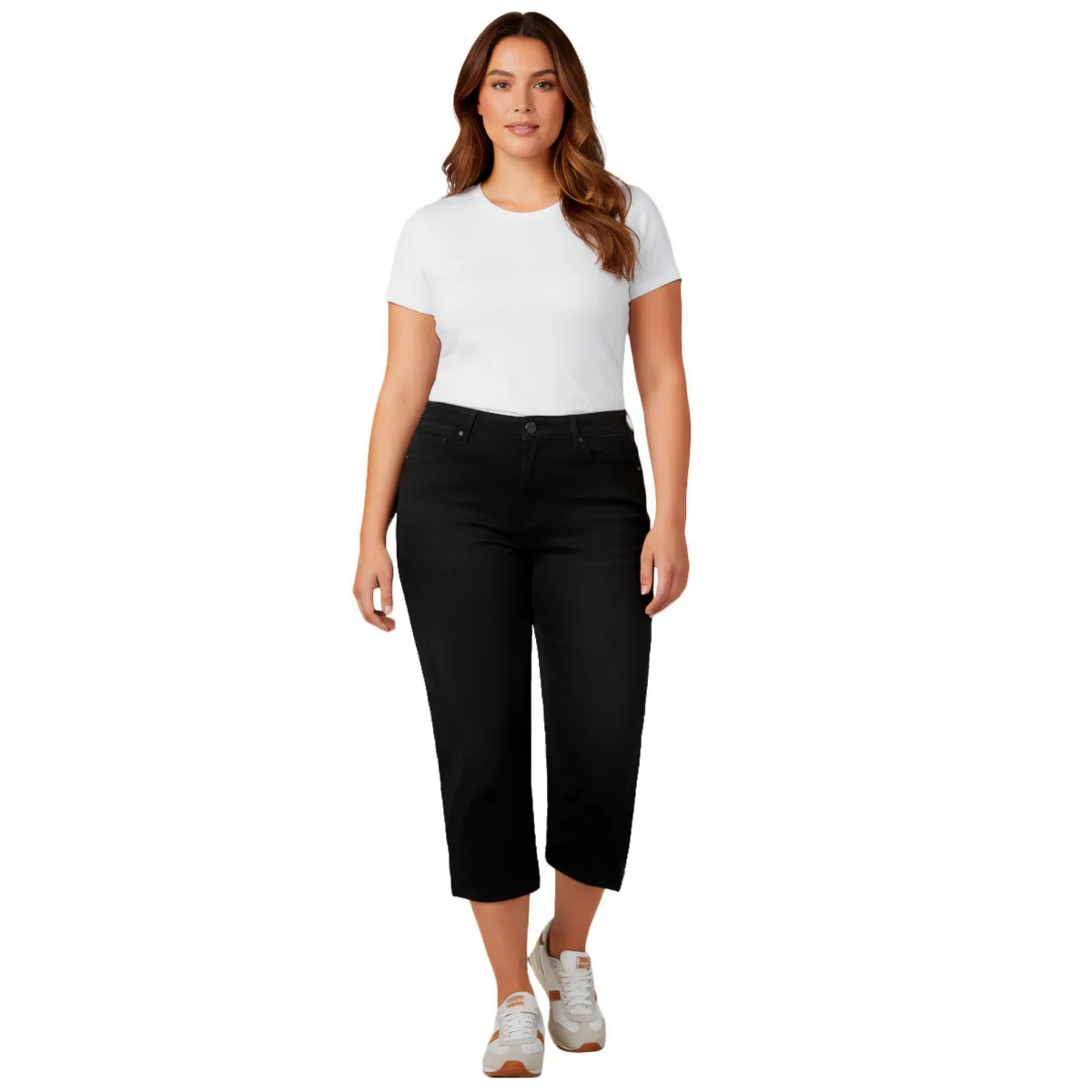 Butter Denim Straight Crop