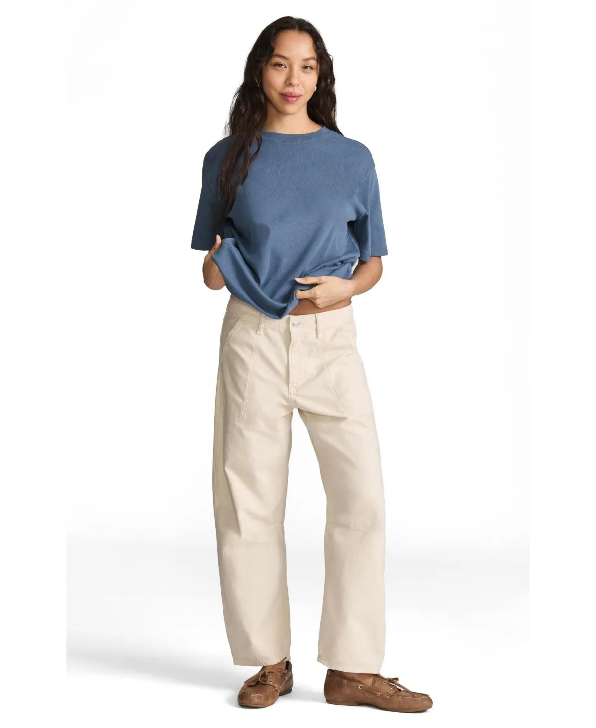 Vinnie High Rise Barrel Cargo Jeans by Mavi Jeans