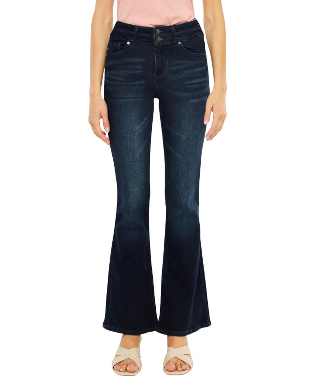 Vida High Rise Flare Jeans by Kancan