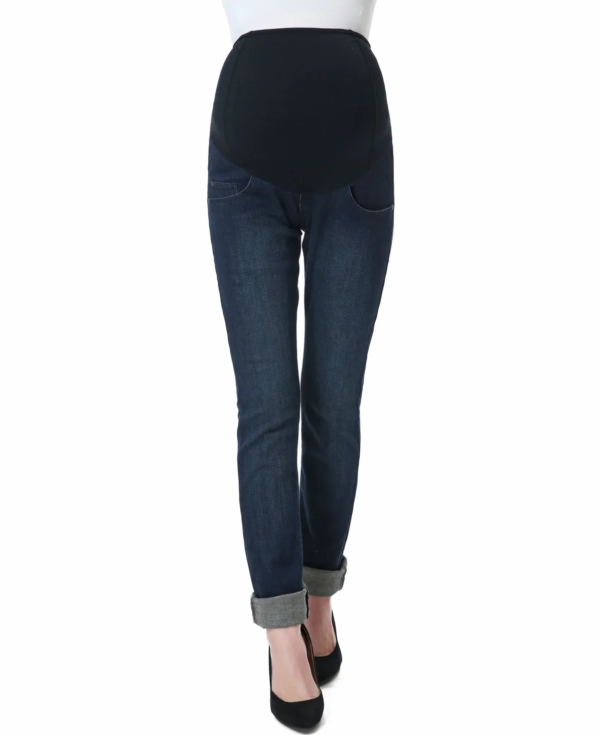 Maternity Frankie Stretch Straight Leg Denim Jeans by Kimi + Kai