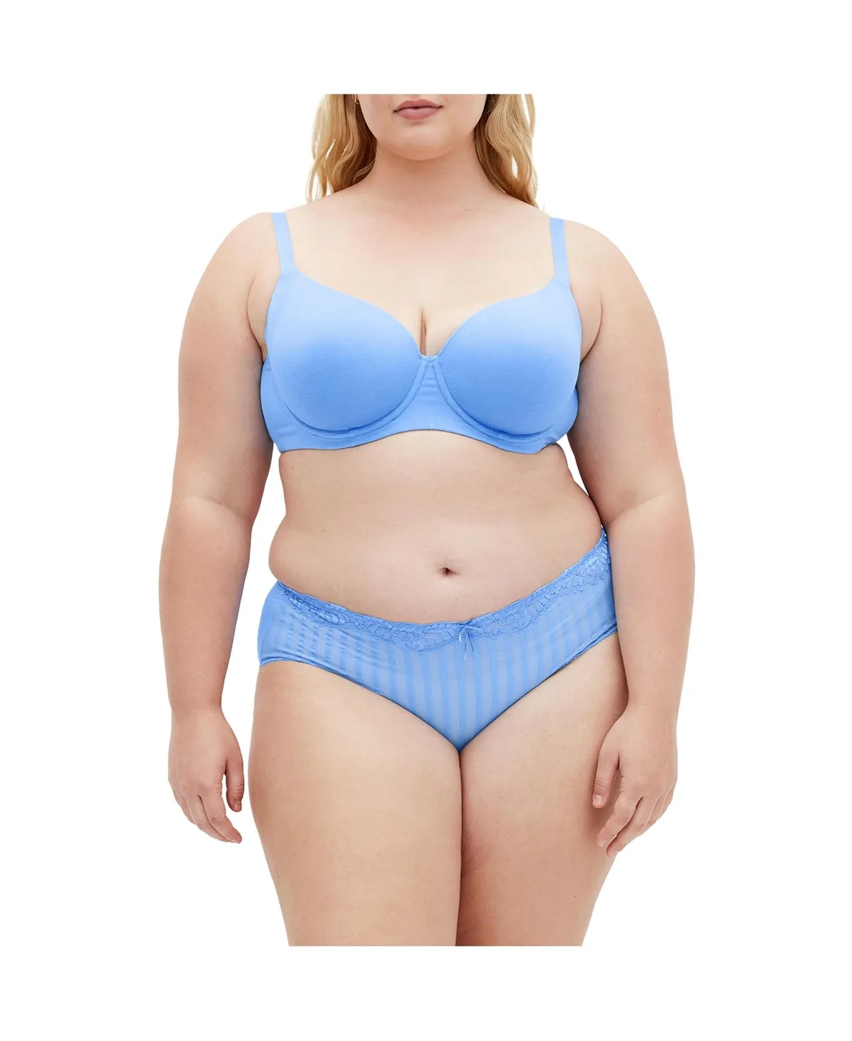 Smooth & Chic Cotton Tshirt Bra by City Chic