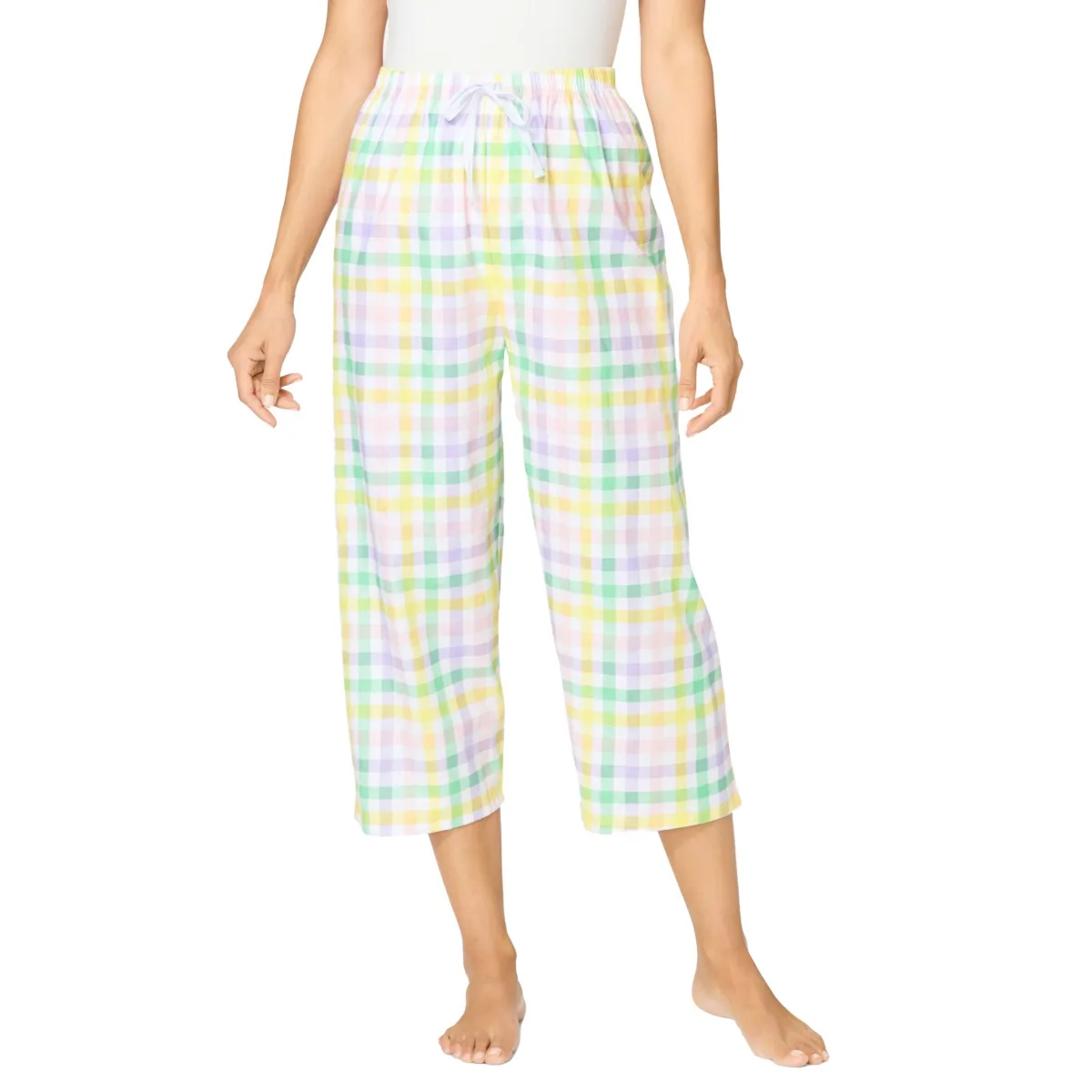 Woven Sleep Capri Pant