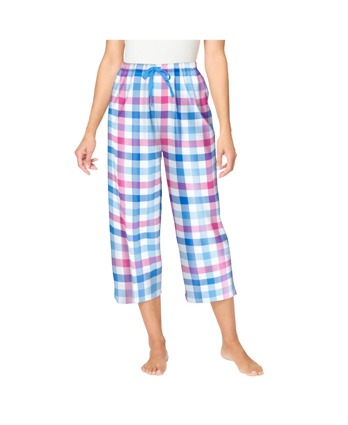 Woven Sleep Capri Pant