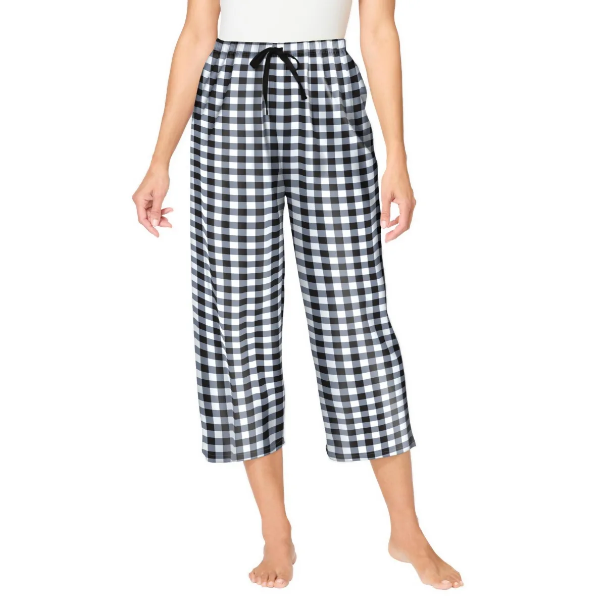 Woven Sleep Capri Pant