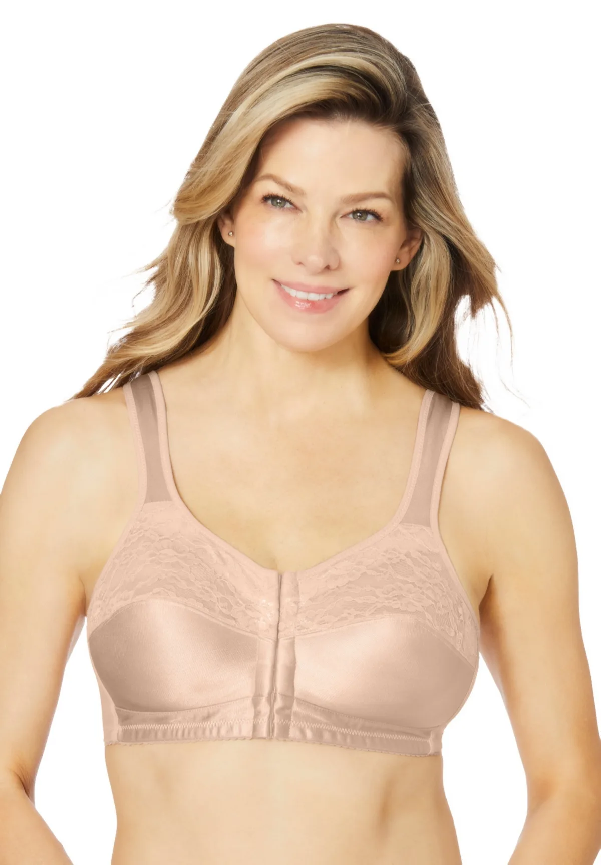 Easy Enhancer Front-Close Wireless Bra by Comfort Choice