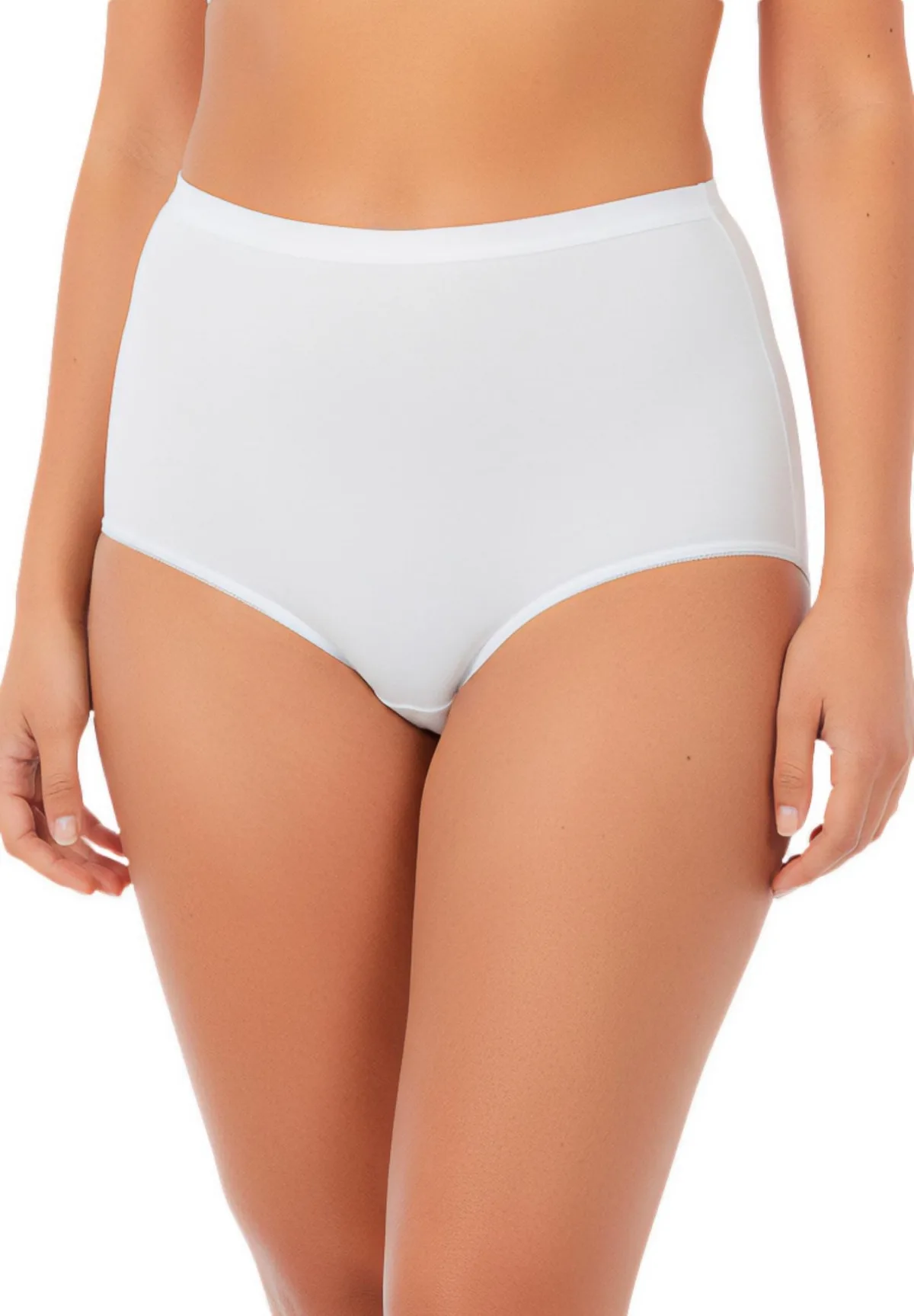 Full Coverage Nylon Brief 5-Pack by Comfort Choice