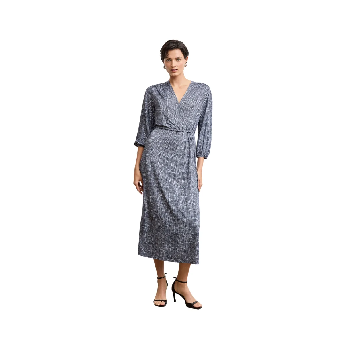 Hope Wrap Dress - Printed Jersey by M.m.lafleur