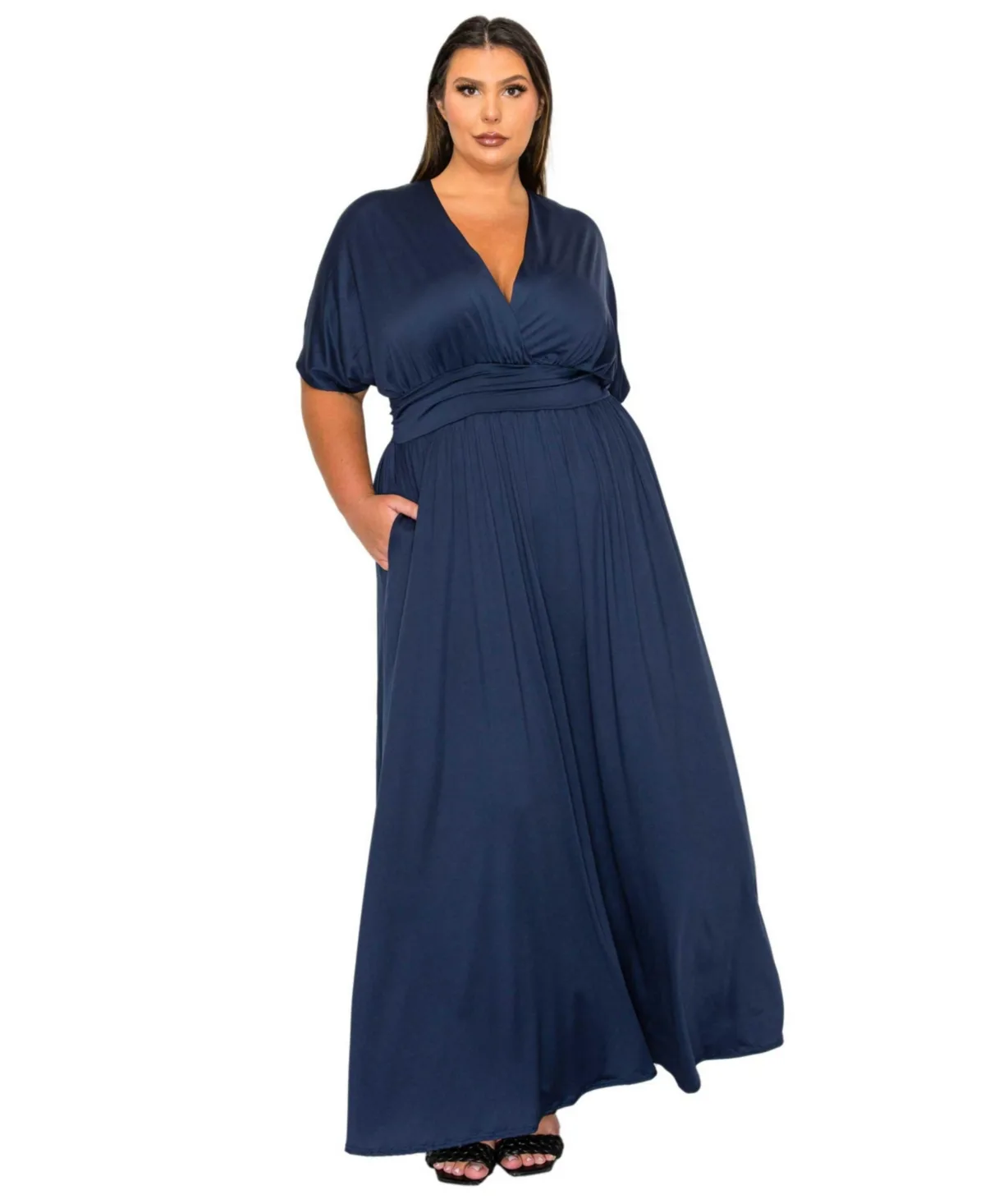 Raffi Empire Waist Pocket Maxi Dress by L I V D