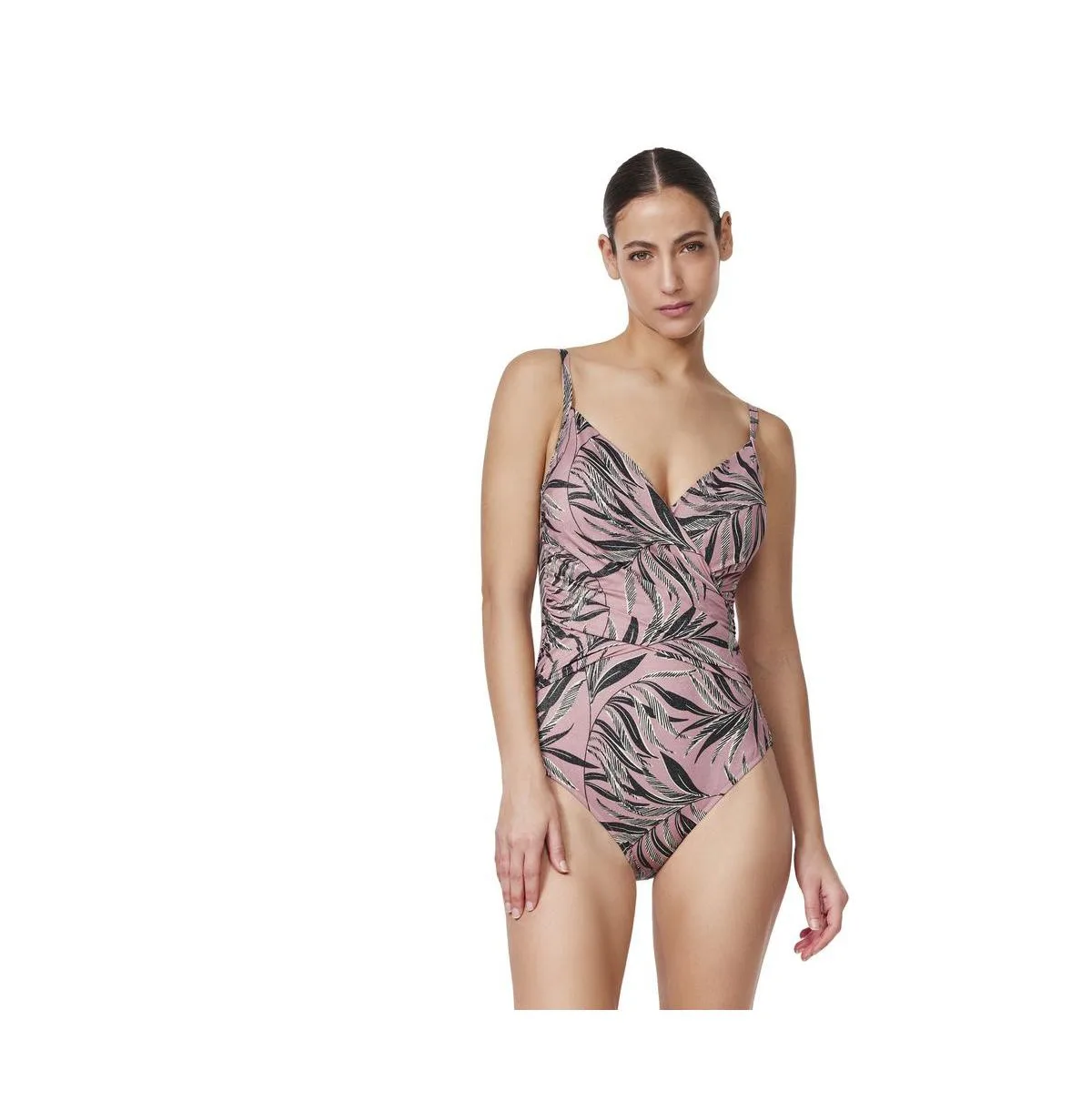 La Palm Surplice One Piece by Profile By Gottex