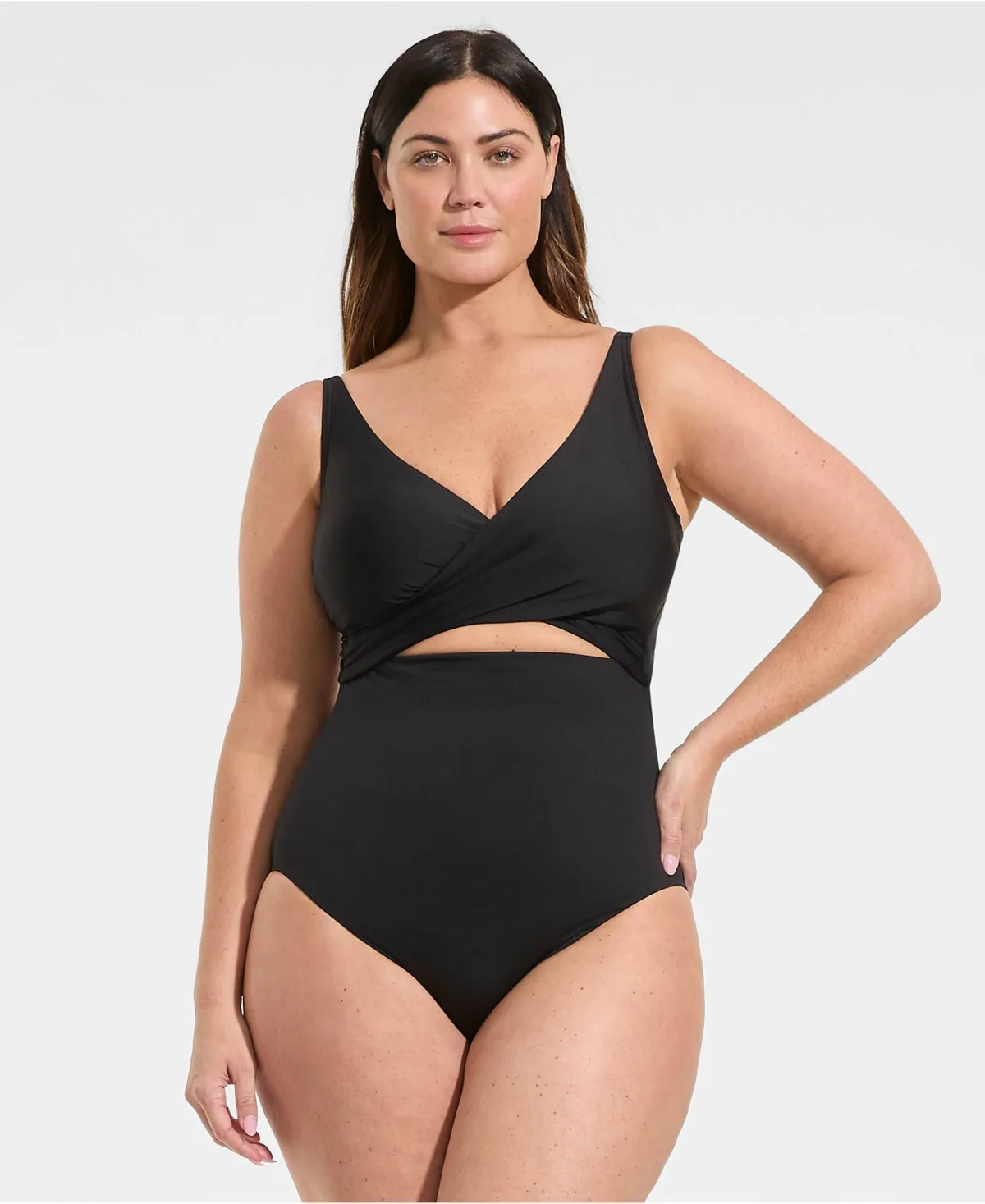 Wrap Monokini High Leg One Piece Swimsuit
