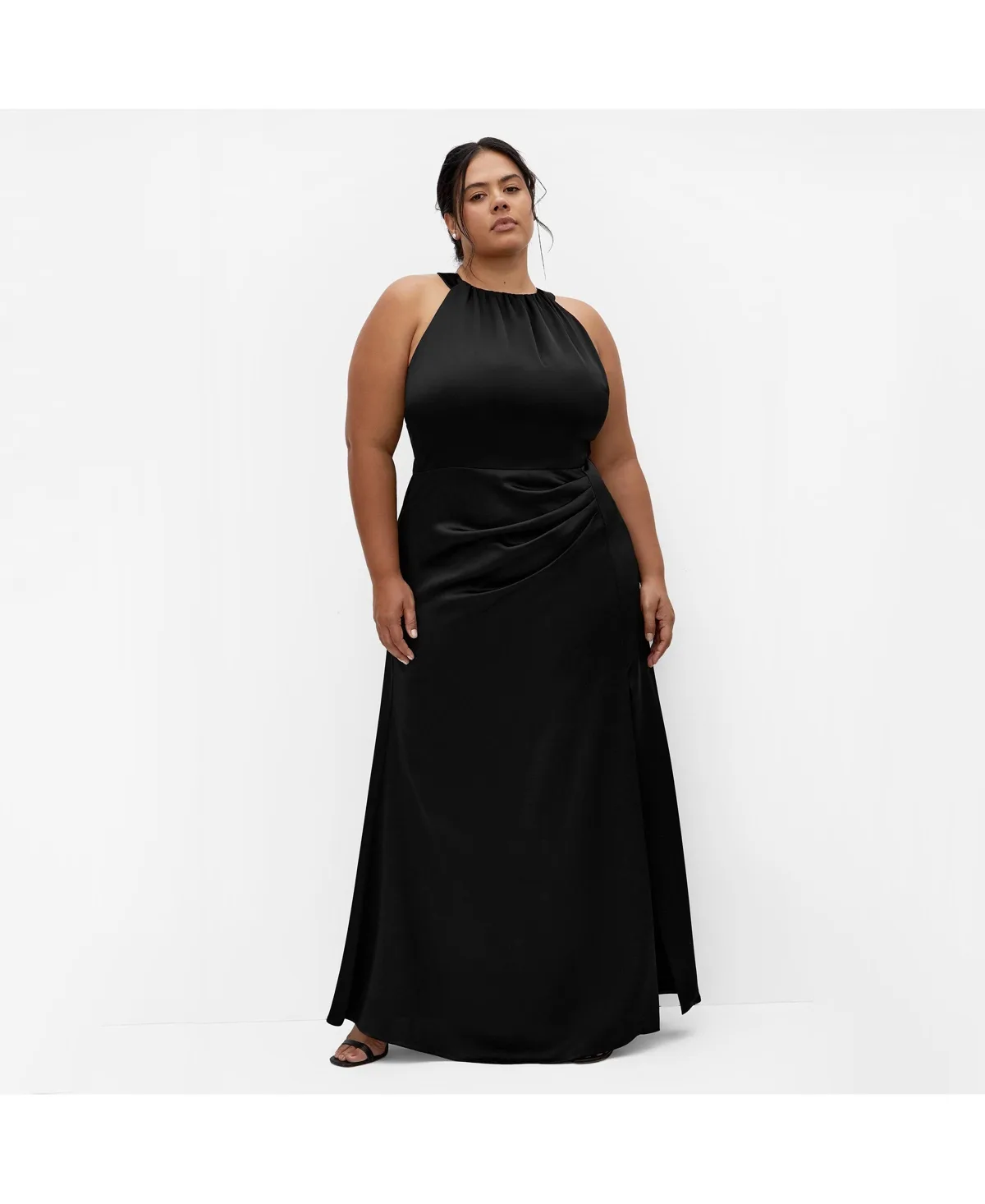 Celina Halter Maxi Dress by City Chic