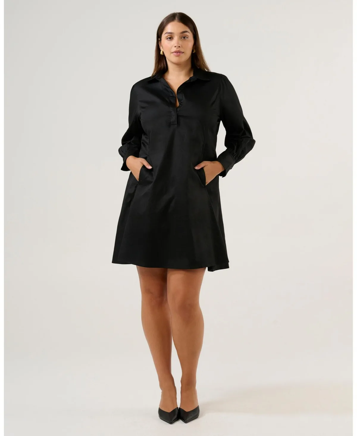 Asher Cotton Shirt Dress by Estelle