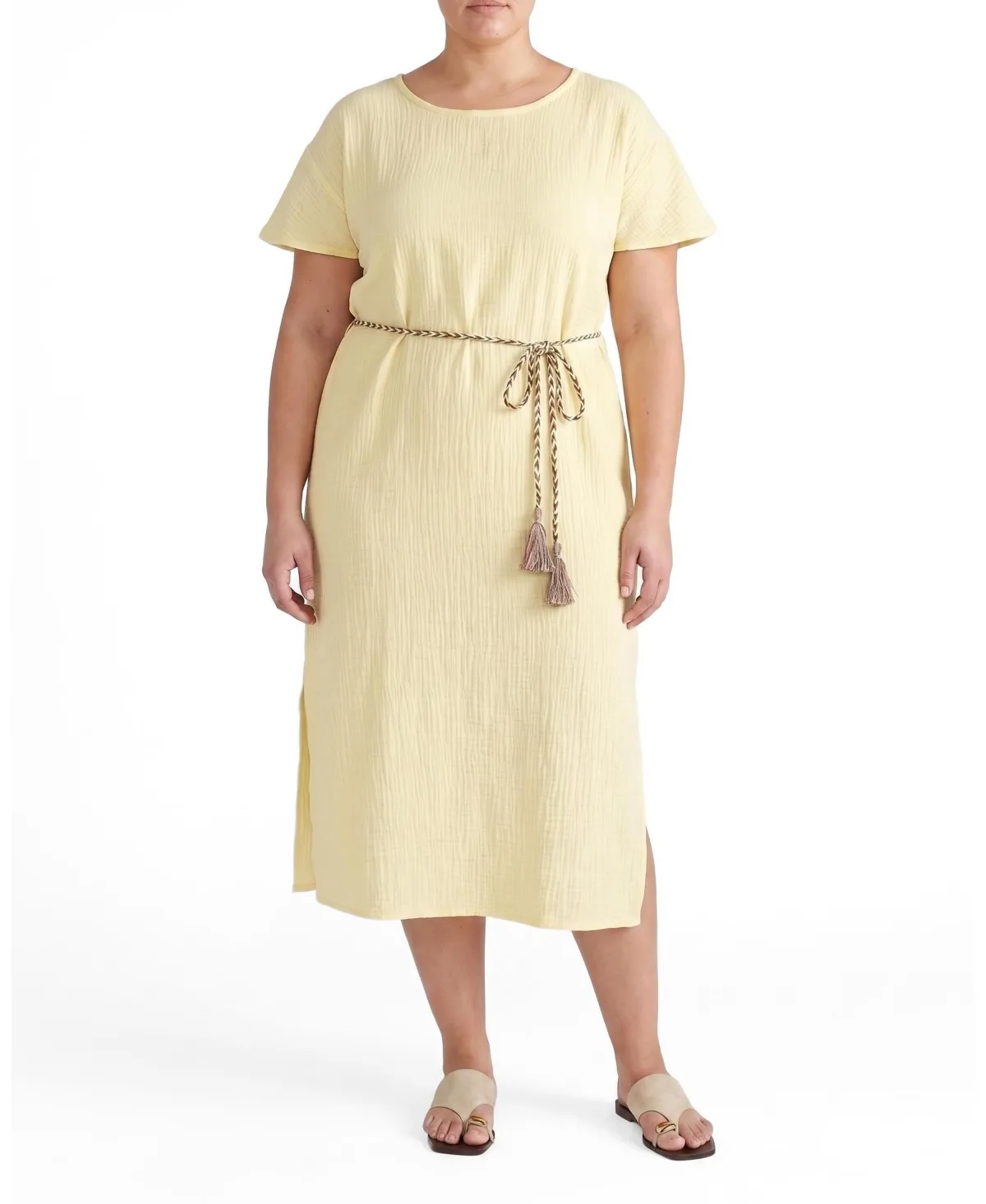 Luxe Cotton Gauze Beach Dress by Universal Standard
