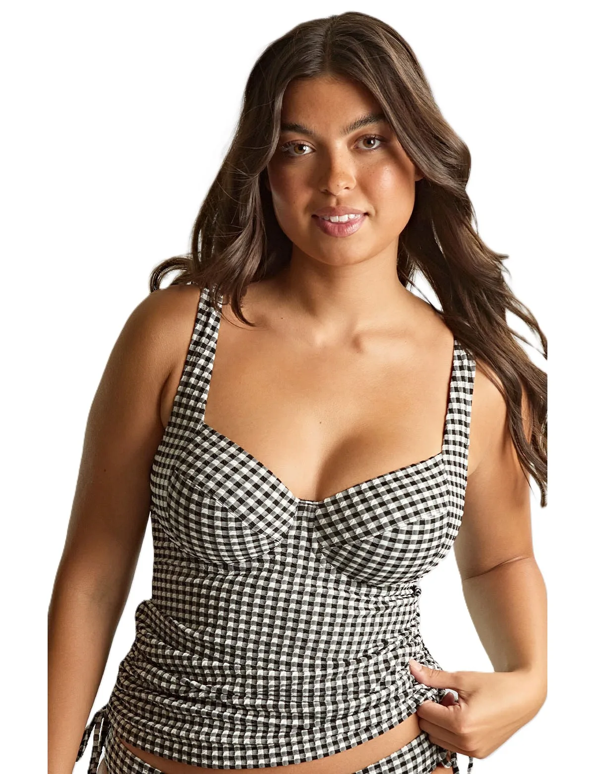 Iris Underwire Side Support Tankini Swim Bra
