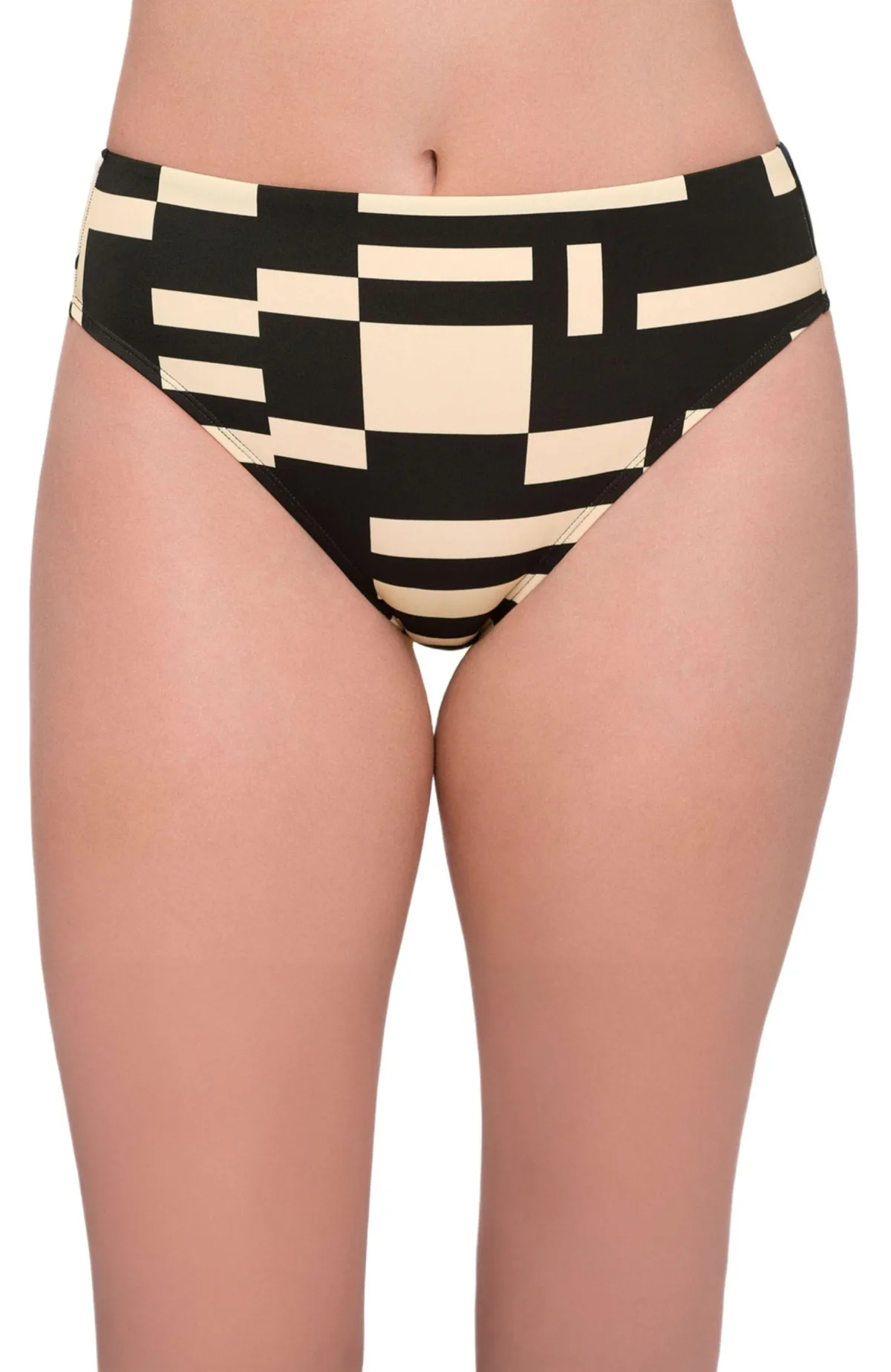 Smoothing and Sculpting Mid-Rise Swimsuit Bikini Bottoms by S3 Apparel