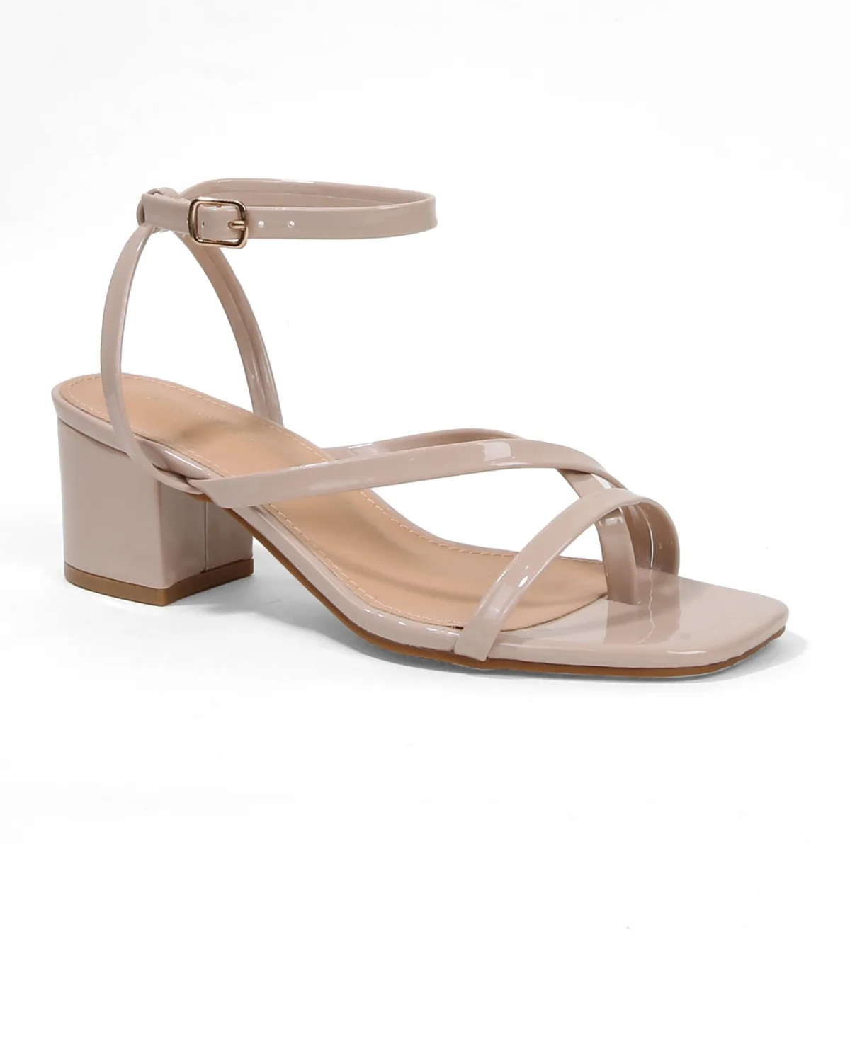 Elara Minimal Thong Block Heel Sandals by Berness