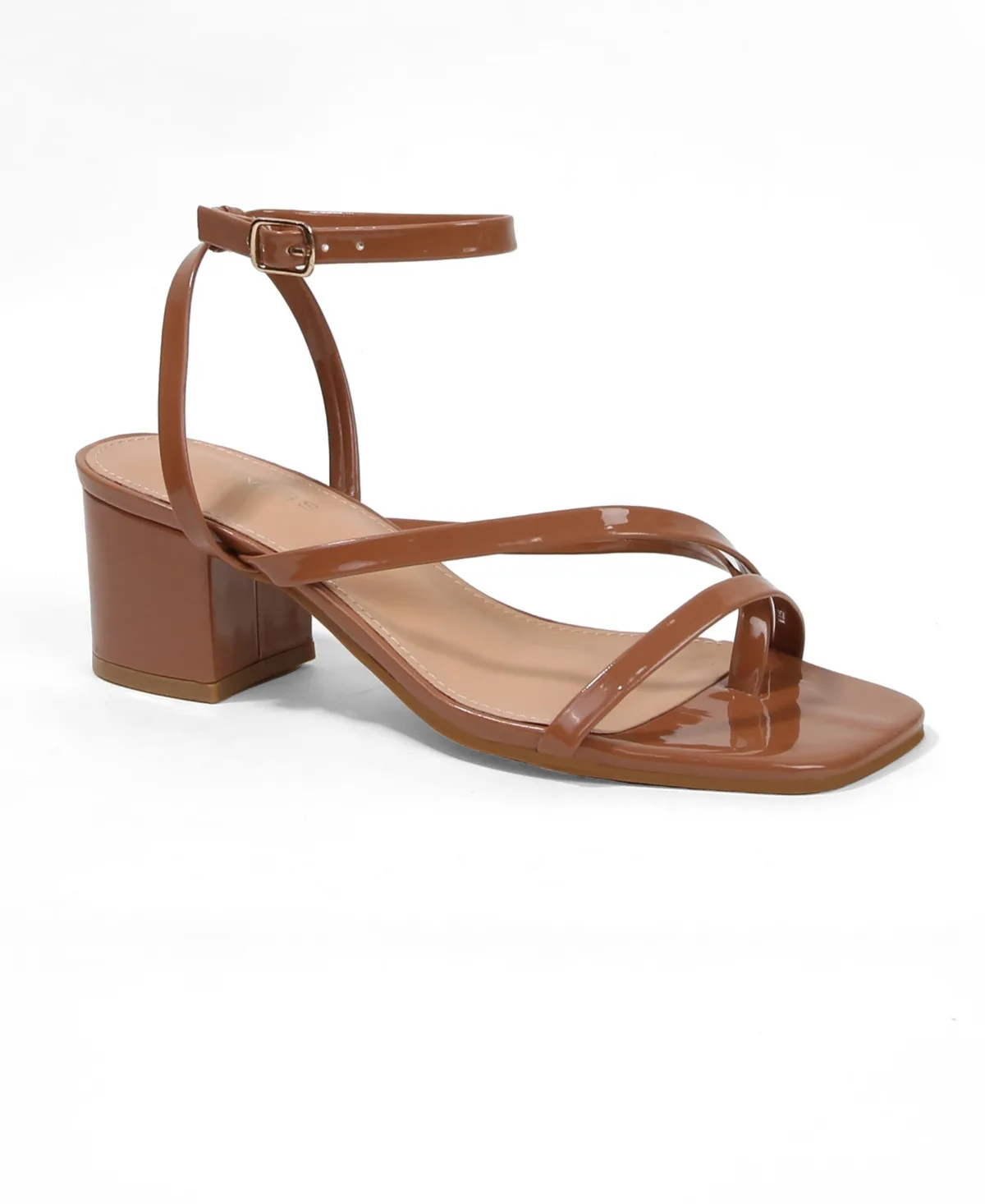 Elara Minimal Thong Block Heel Sandals