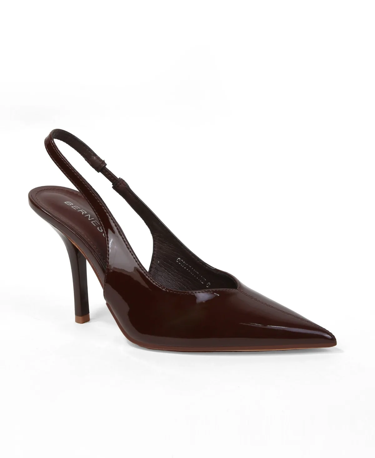 Constantine Patent Pointed Toe Slingback Heels by Berness