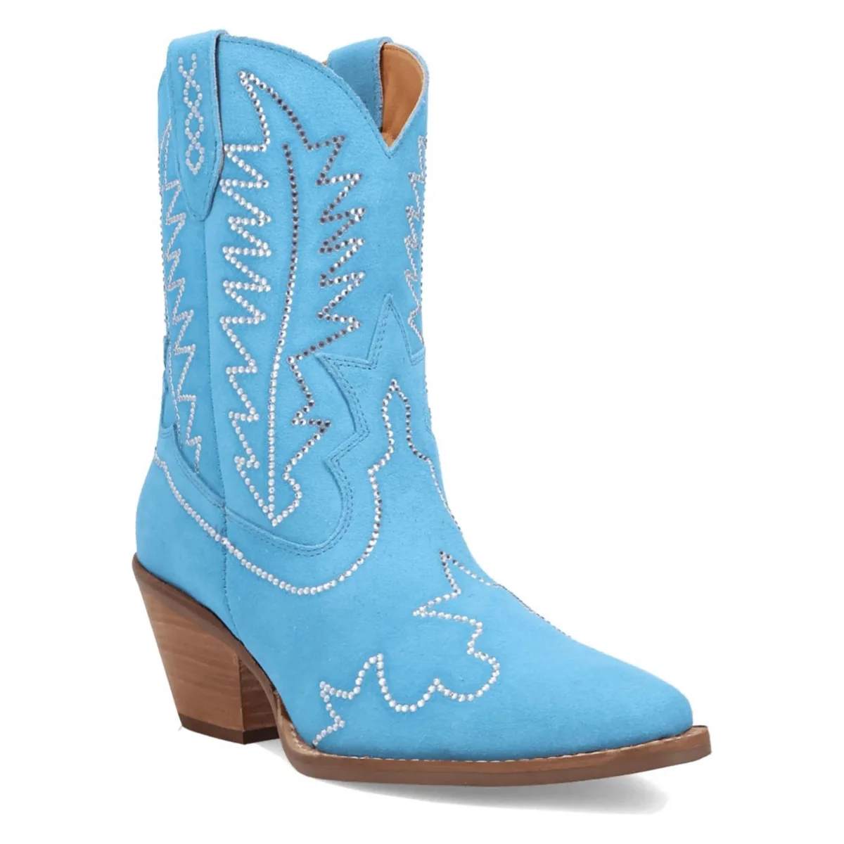 Tiny Pony Suede Leather Bootie