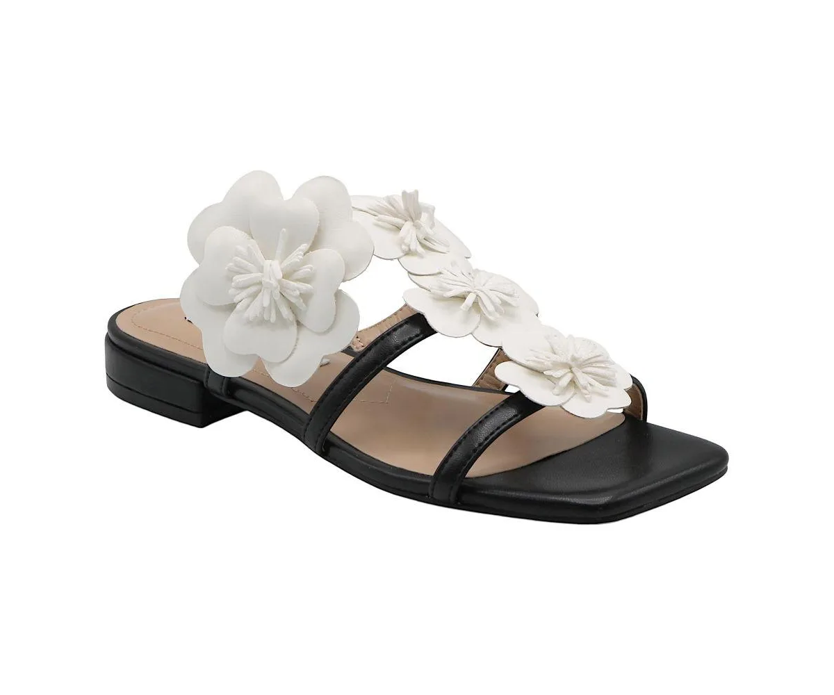 Caralynn Floral Flat Sandal by Charles David