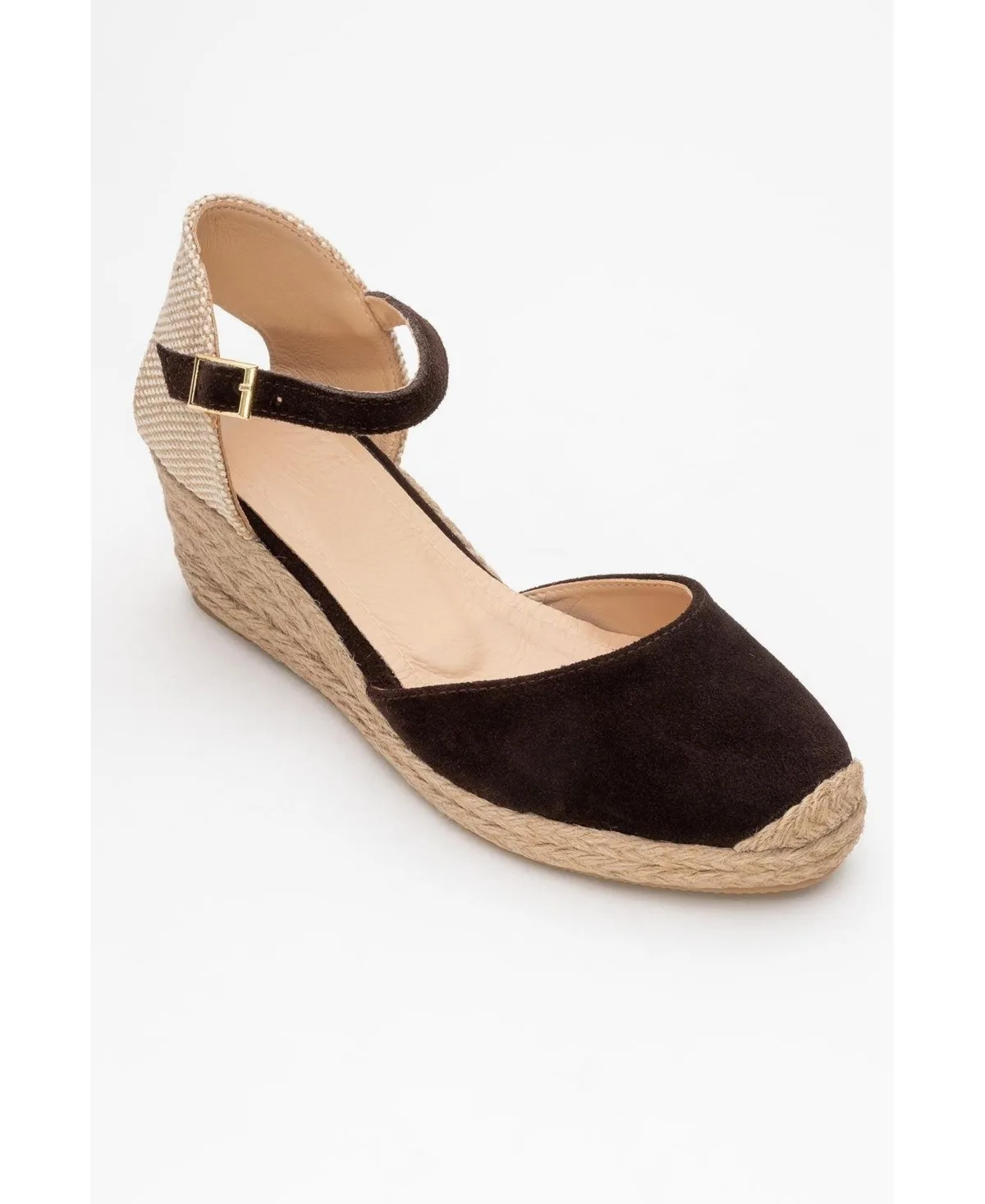 Aldea Leather Platform Espadrille by Forever & Always Shoes