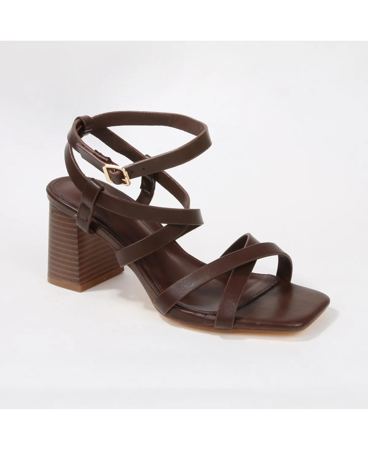 Roberta Strappy Block Heel Sandals