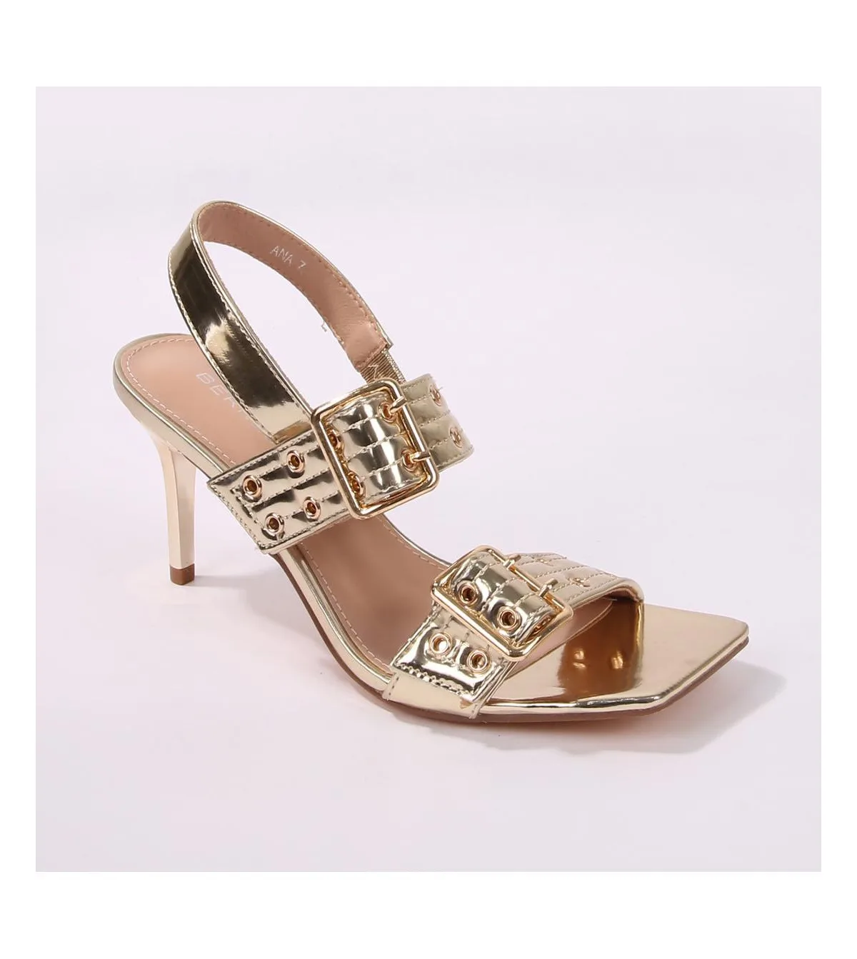 Ana Two-Banded Heeled Sandal by Berness