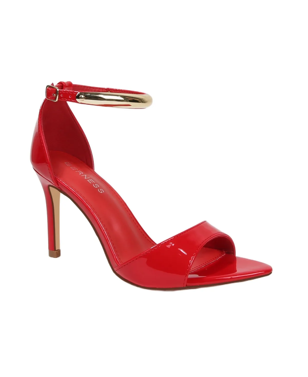 Hunter Stiletto Sandals with Gold-Tone Metal Accent by Berness
