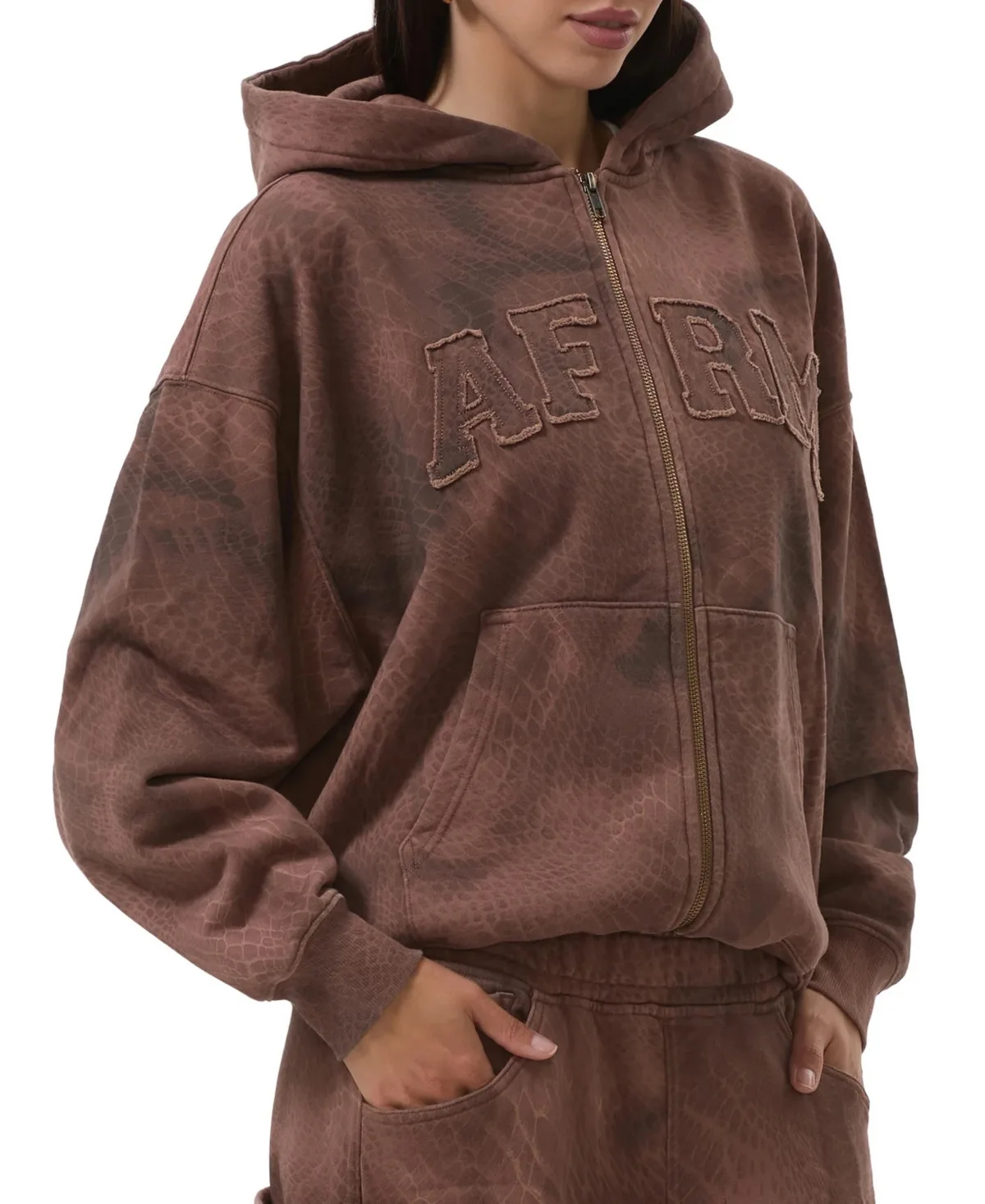 Cameron Long-Sleeve Front-Zipper Hoodie