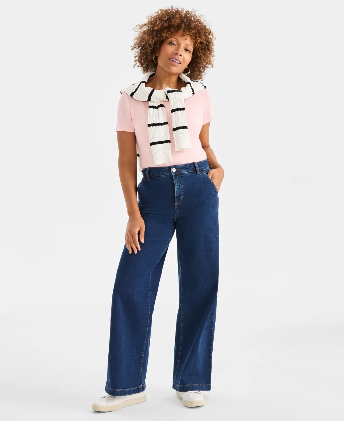 High-Rise Wide-Leg Jeans by Style & Co