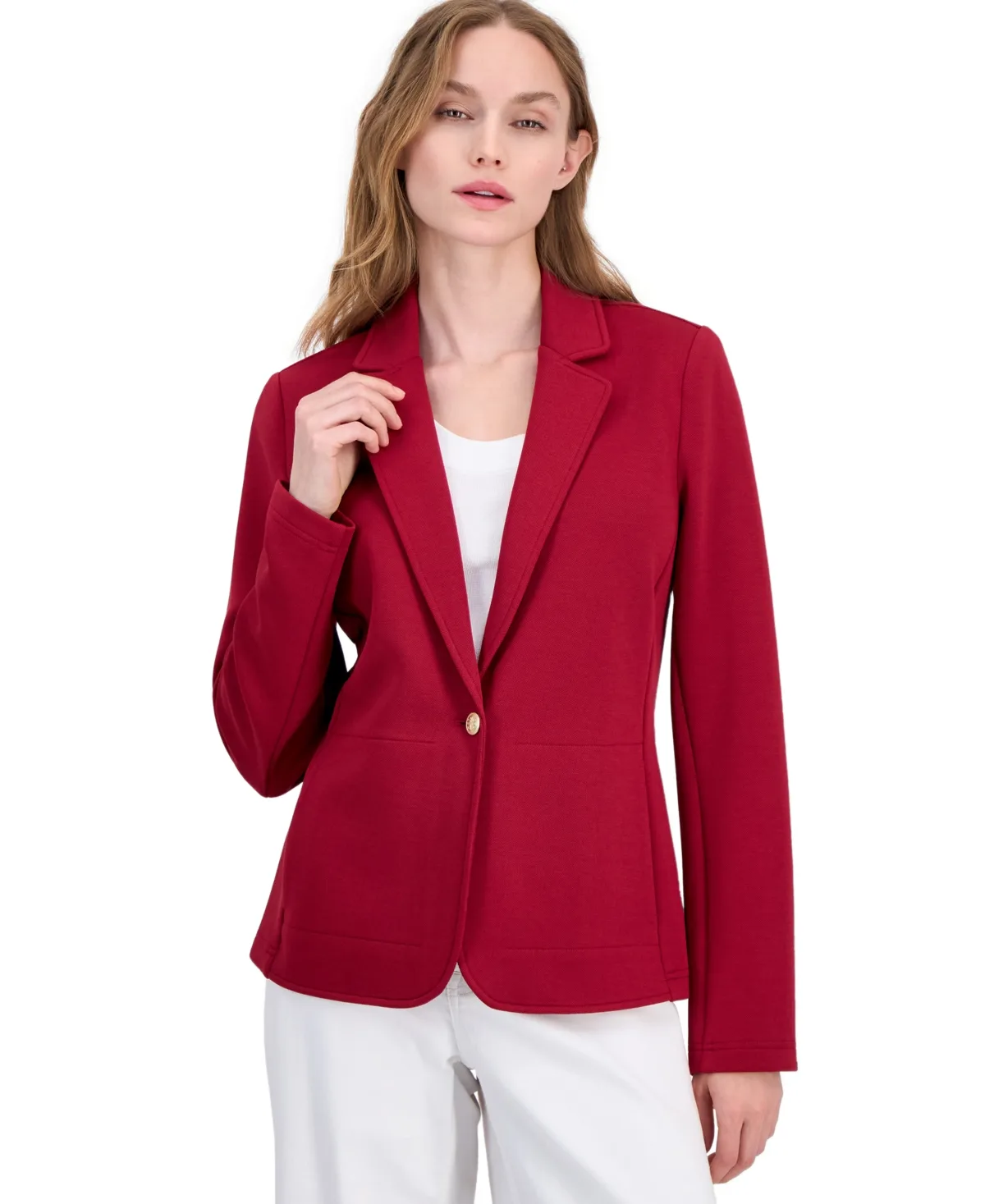 Single-Button Blazer by Nautica
