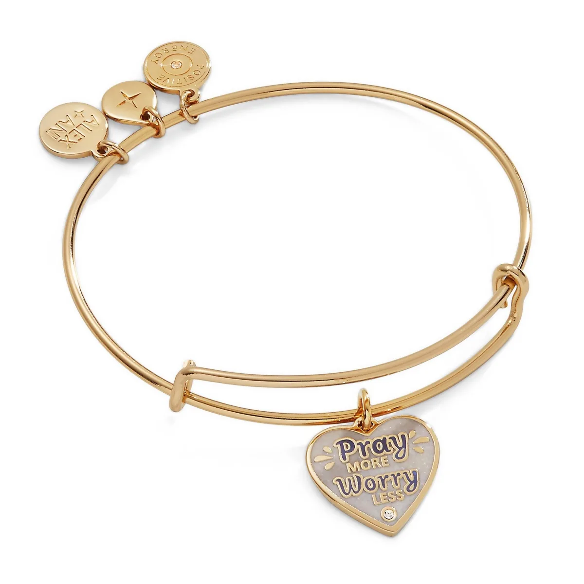Pray More Worry Less Bangle by Alex And Ani