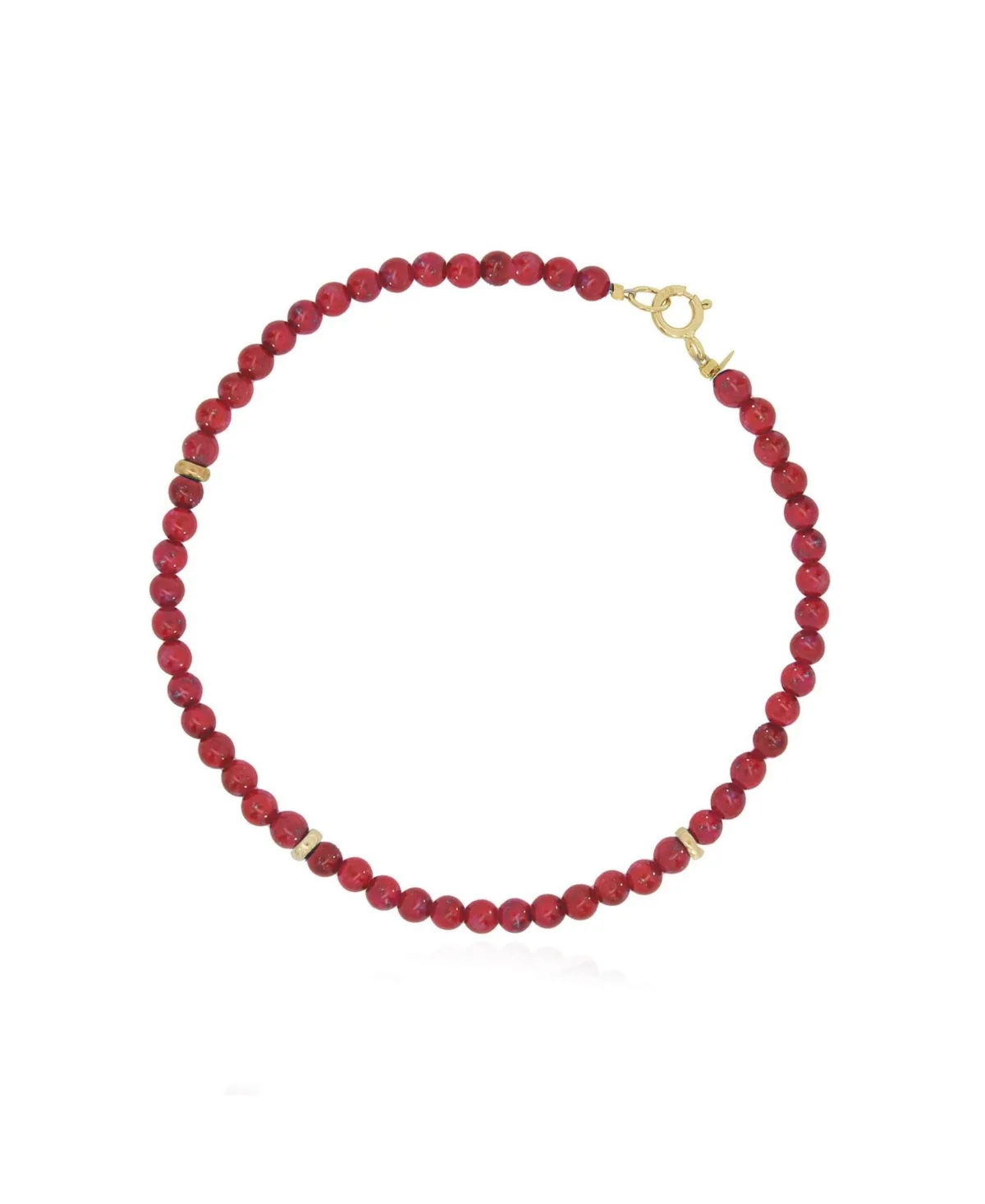 Round Bead Bracelet 14K Gold by The Lovery