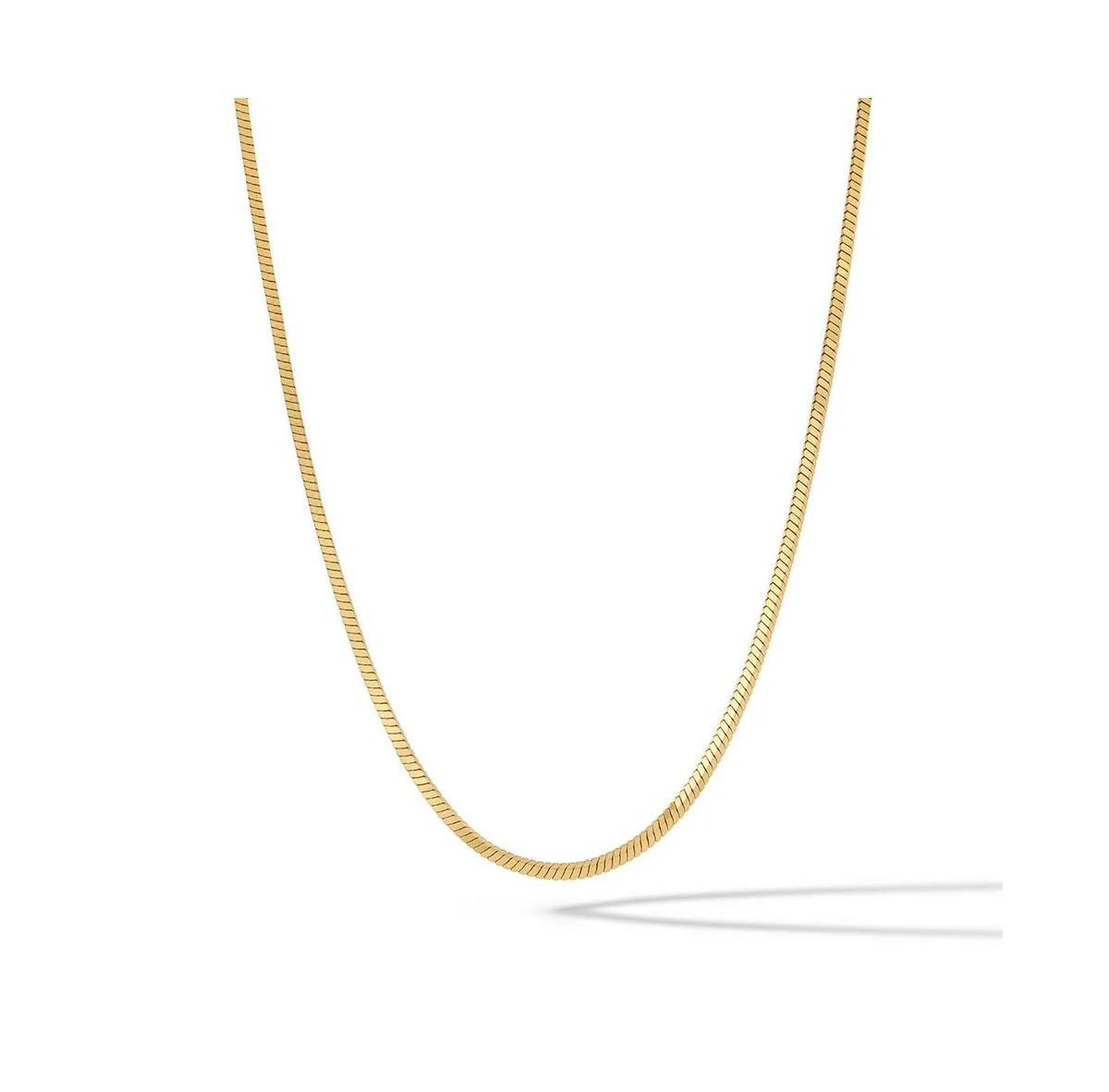Snake Chain Necklace in 14K Gold Plated Silver by Vincero