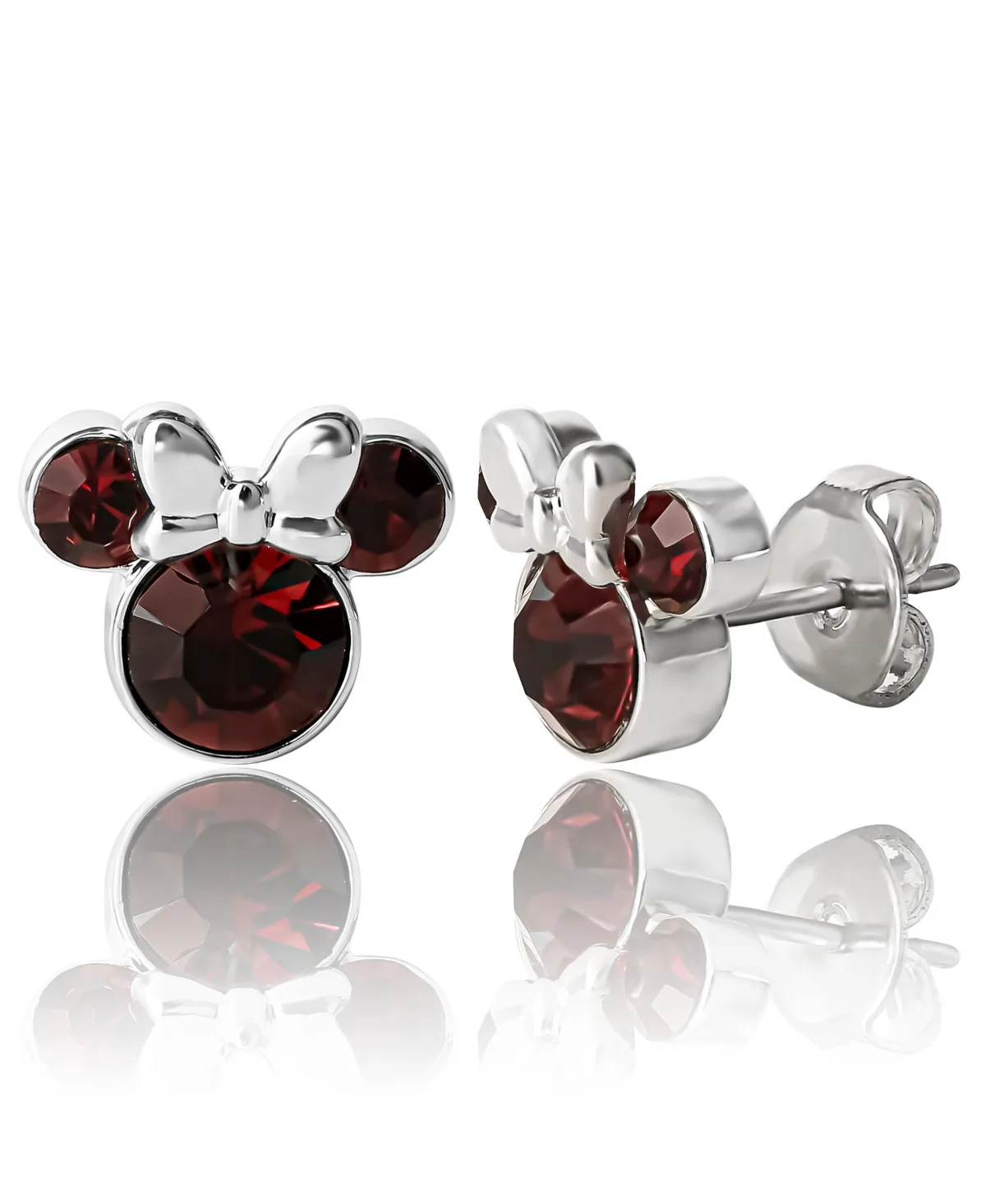 Minnie Mouse Birthstone Stud Earrings by Disney
